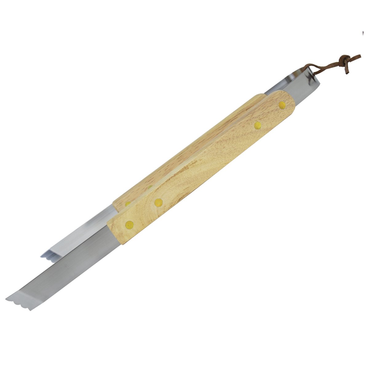 Wood Handle Tongs