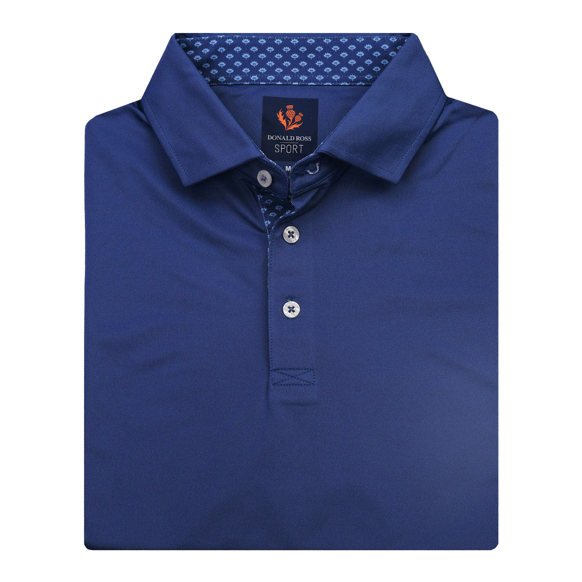 Donald Ross Eamon Solid With Fancy Placket
