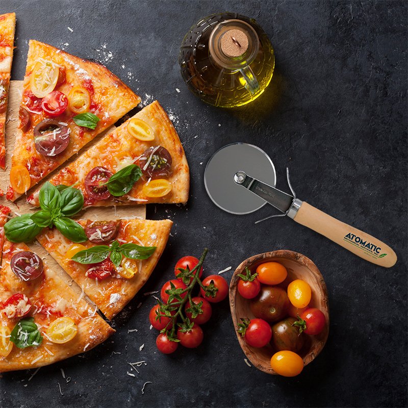 Wood Handle Pizza Cutter