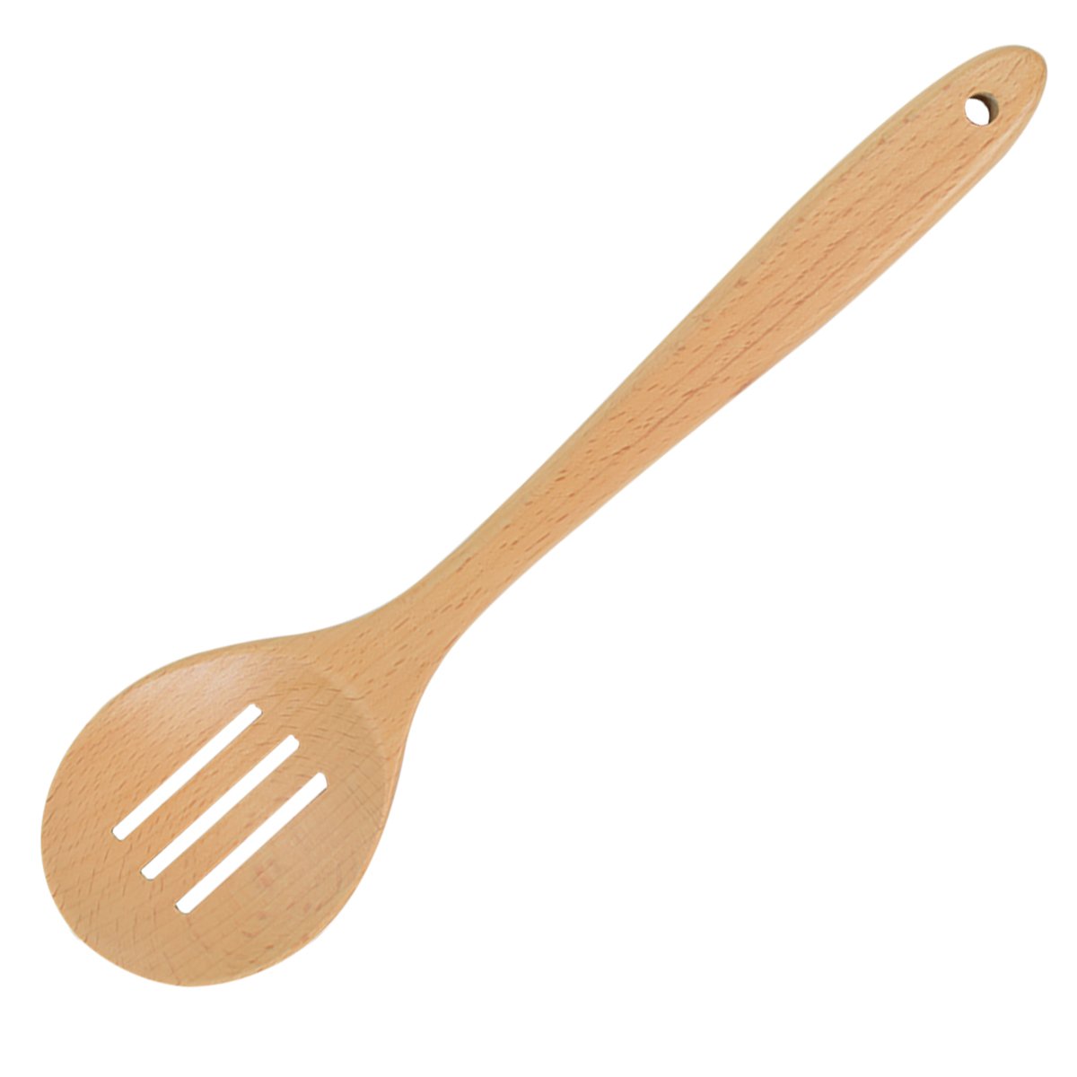 Heavy Duty Beechwood Slotted Spoon