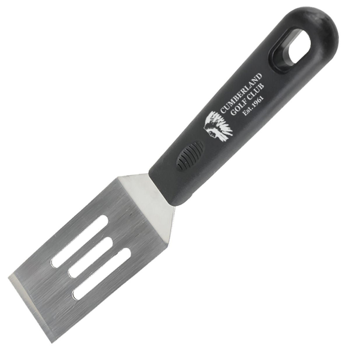 Cookie Server Slotted W/Black Handle
