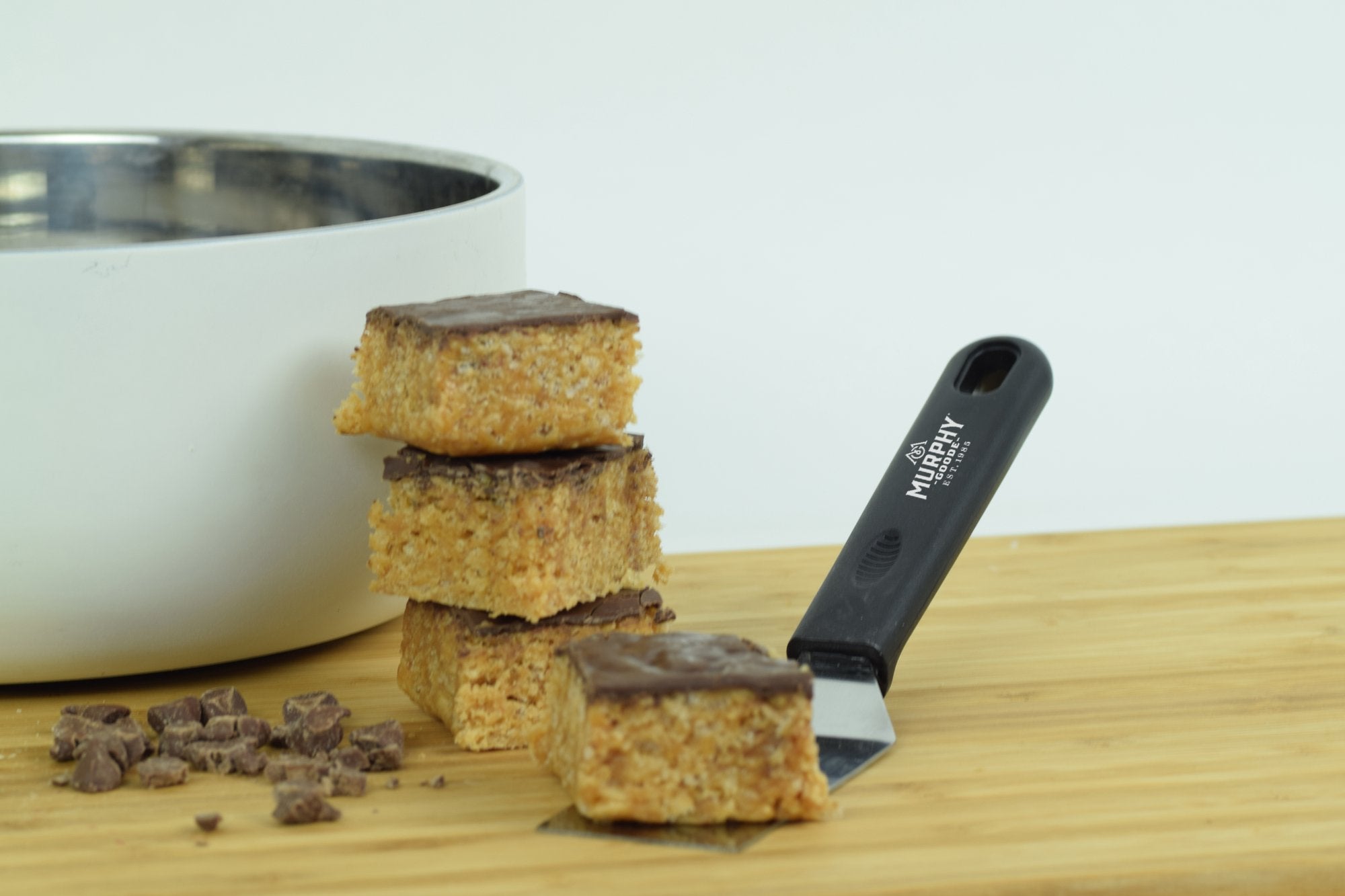 Cookie Server Slotted W/Black Handle