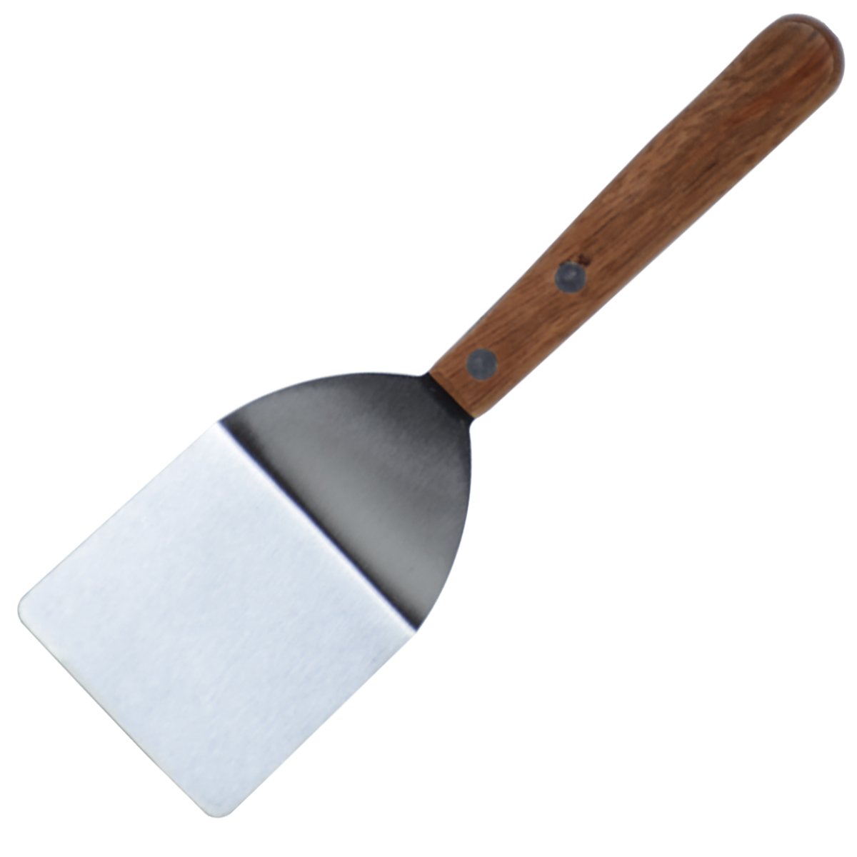 Square Stainless Steel Turner W/ Wood Handle
