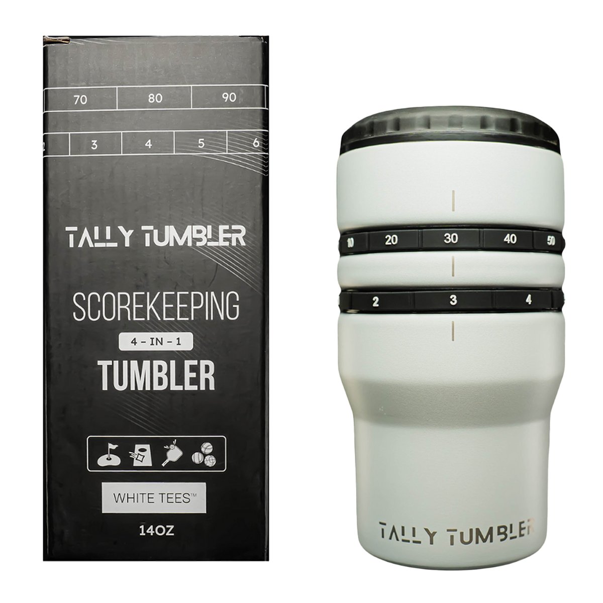 Tally Tumbler 4-in-1 Can Cooler & Scorekeeper