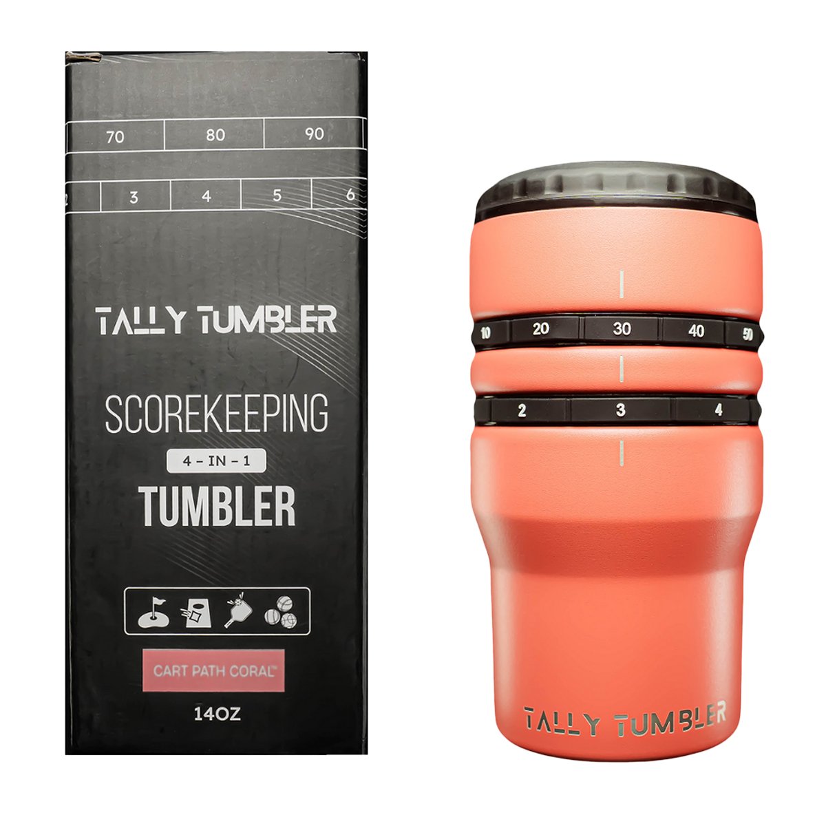 Tally Tumbler 4-in-1 Can Cooler & Scorekeeper