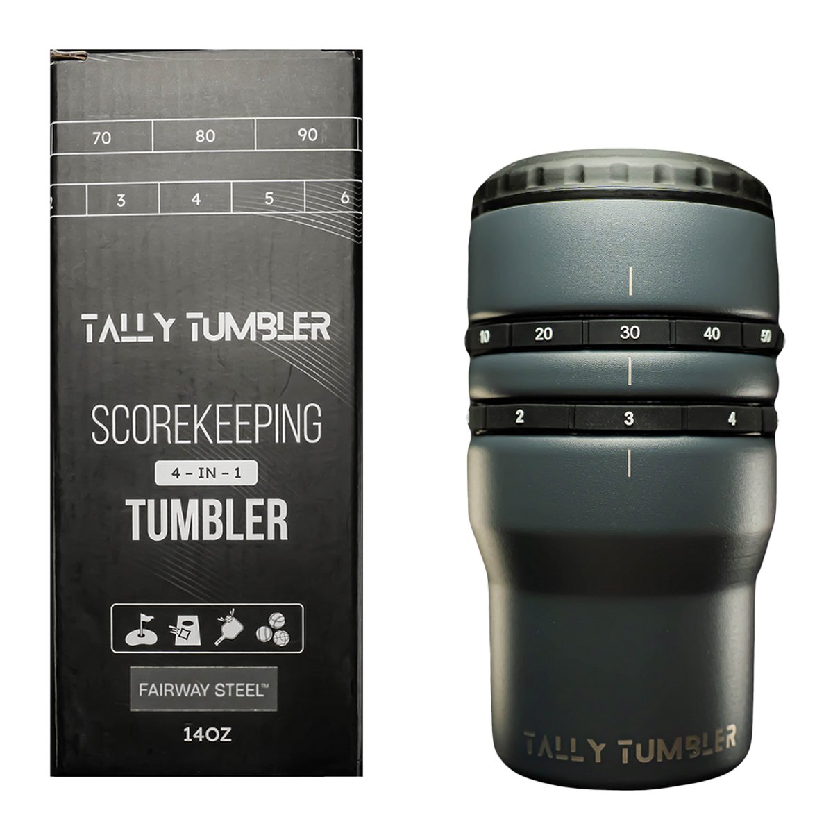 Tally Tumbler 4-in-1 Can Cooler & Scorekeeper
