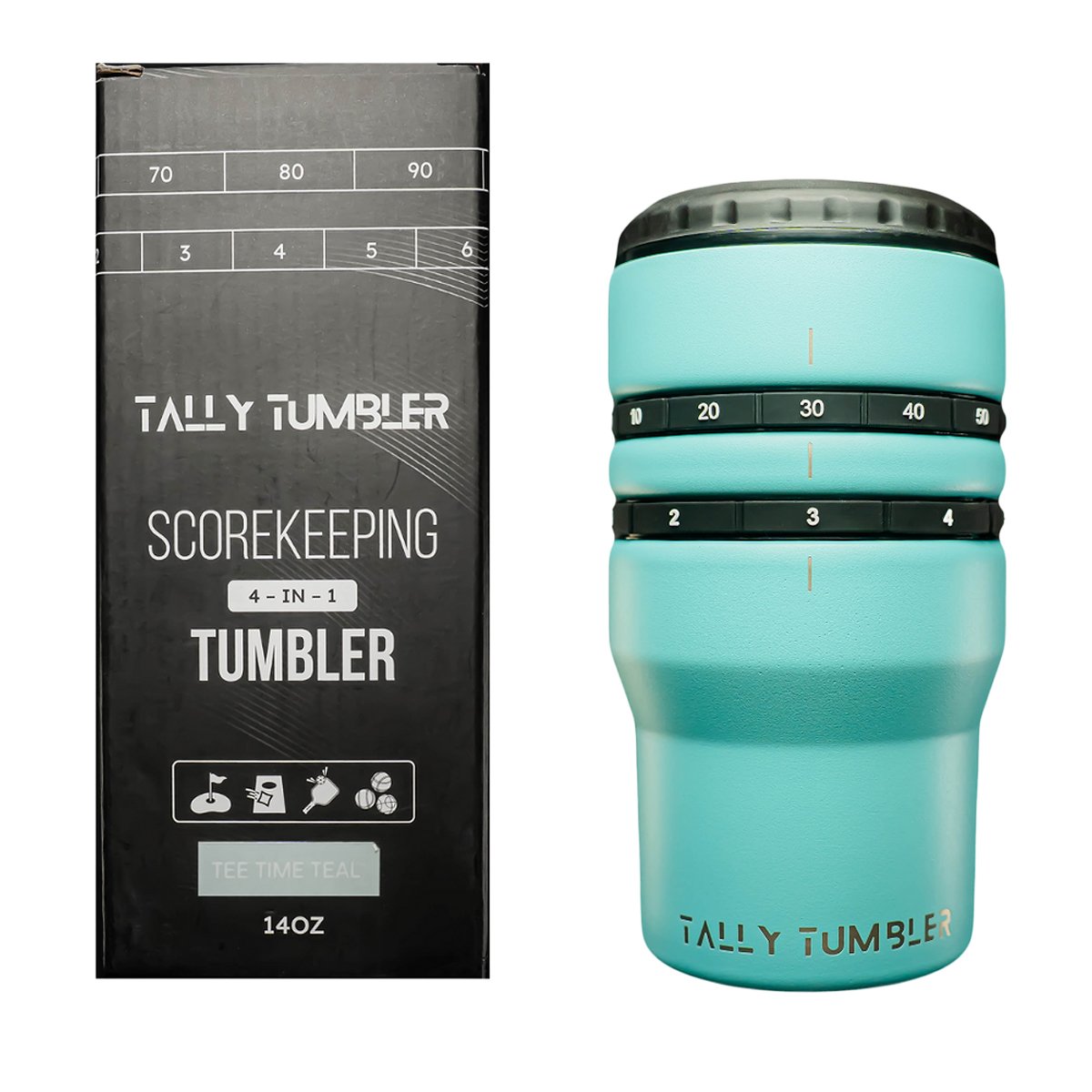 Tally Tumbler 4-in-1 Can Cooler & Scorekeeper