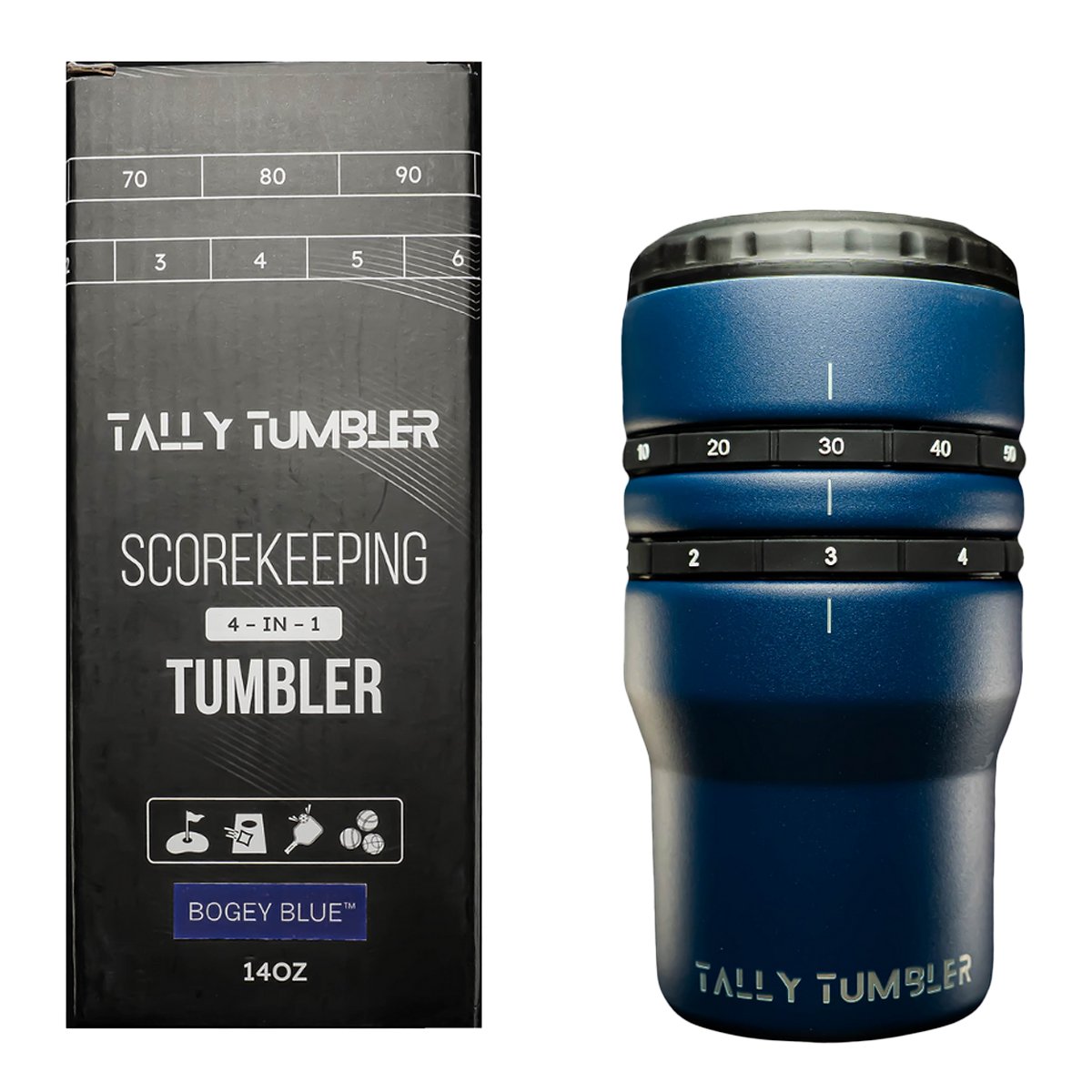 Tally Tumbler 4-in-1 Can Cooler & Scorekeeper