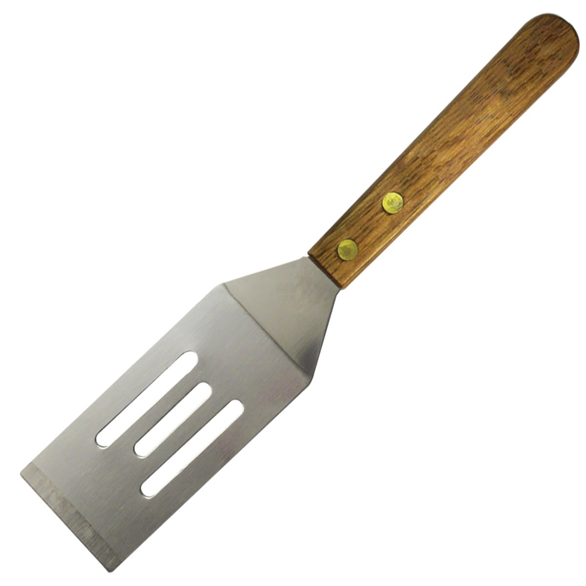 Wood Handle Slotted Spatula