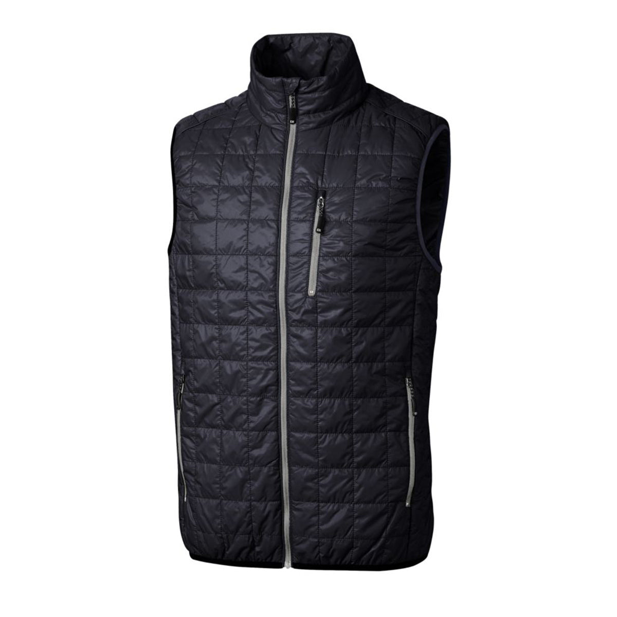 Cutter & Buck Men's Rainier Recycled Insulated Puffer Full Zip Vest