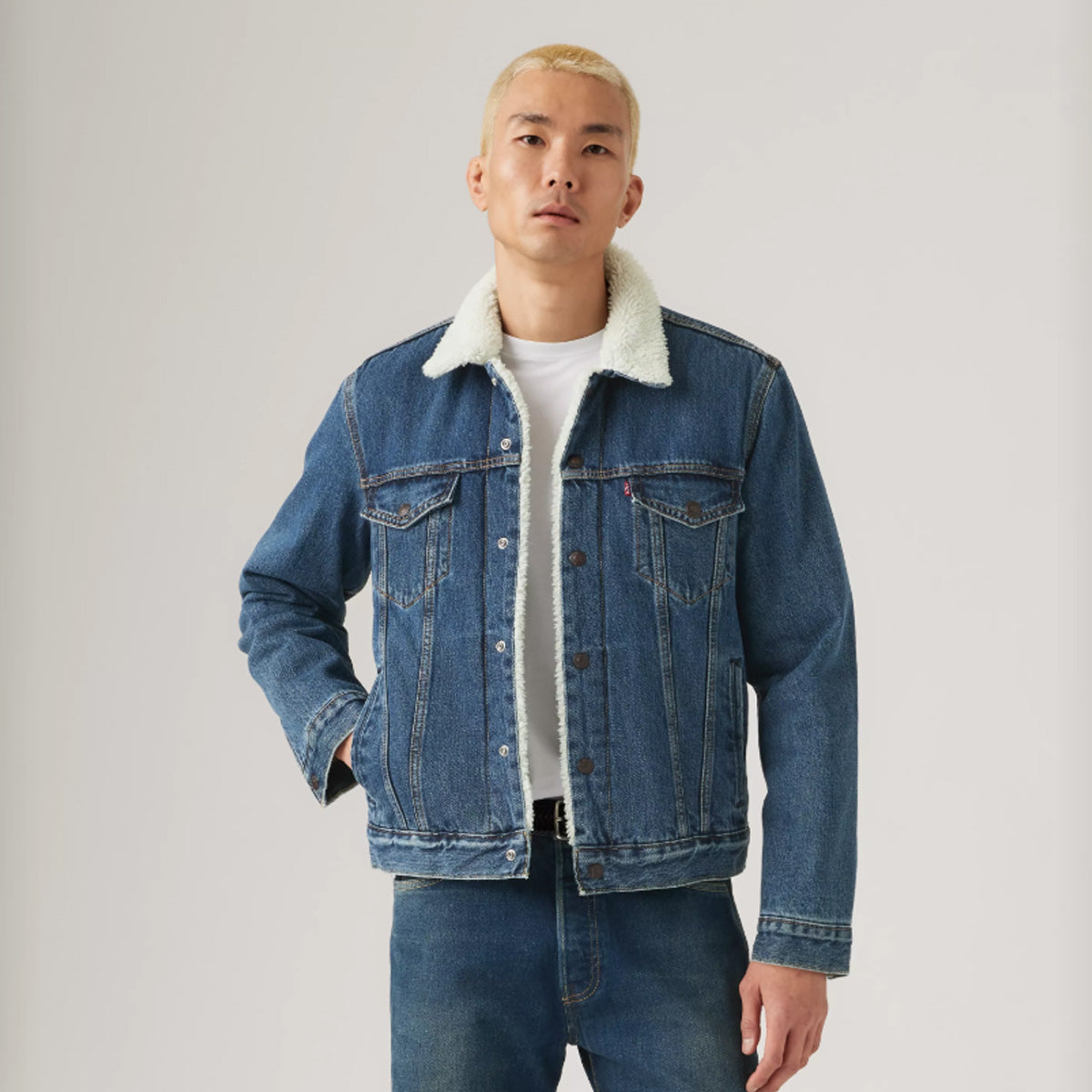Levi's Men's Type 3 Sherpa Trucker