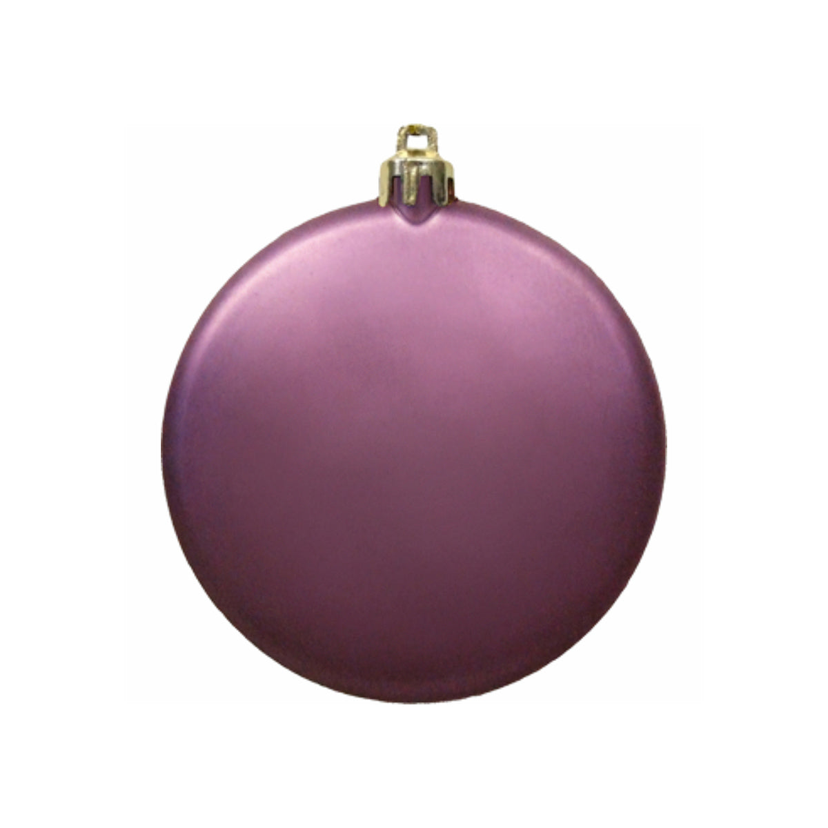 3" Satin Finish Flat Shatterproof Ornament