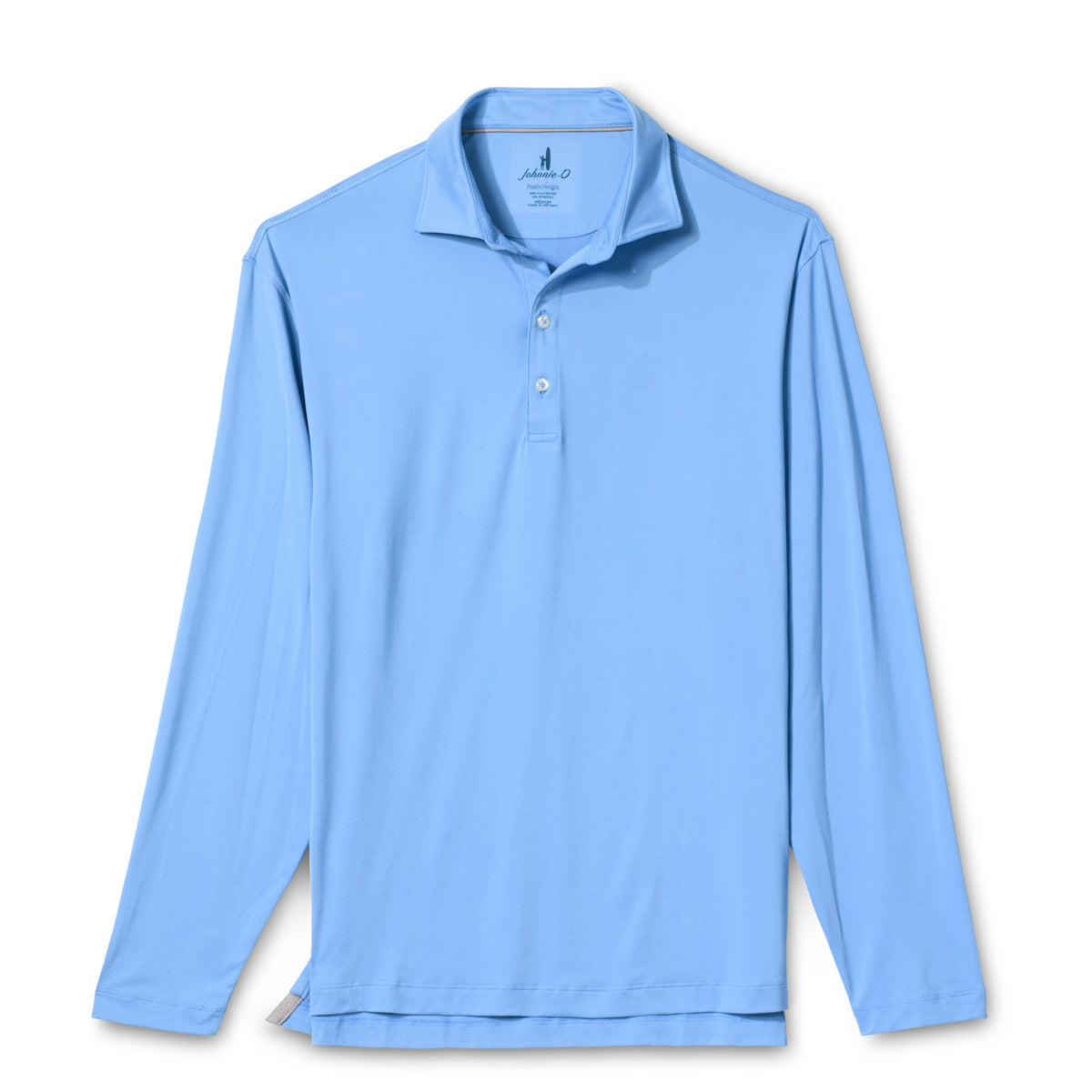 Johnnie-O Men's Prep-Formance Swing Heather Long Sleeve Jersey Polo