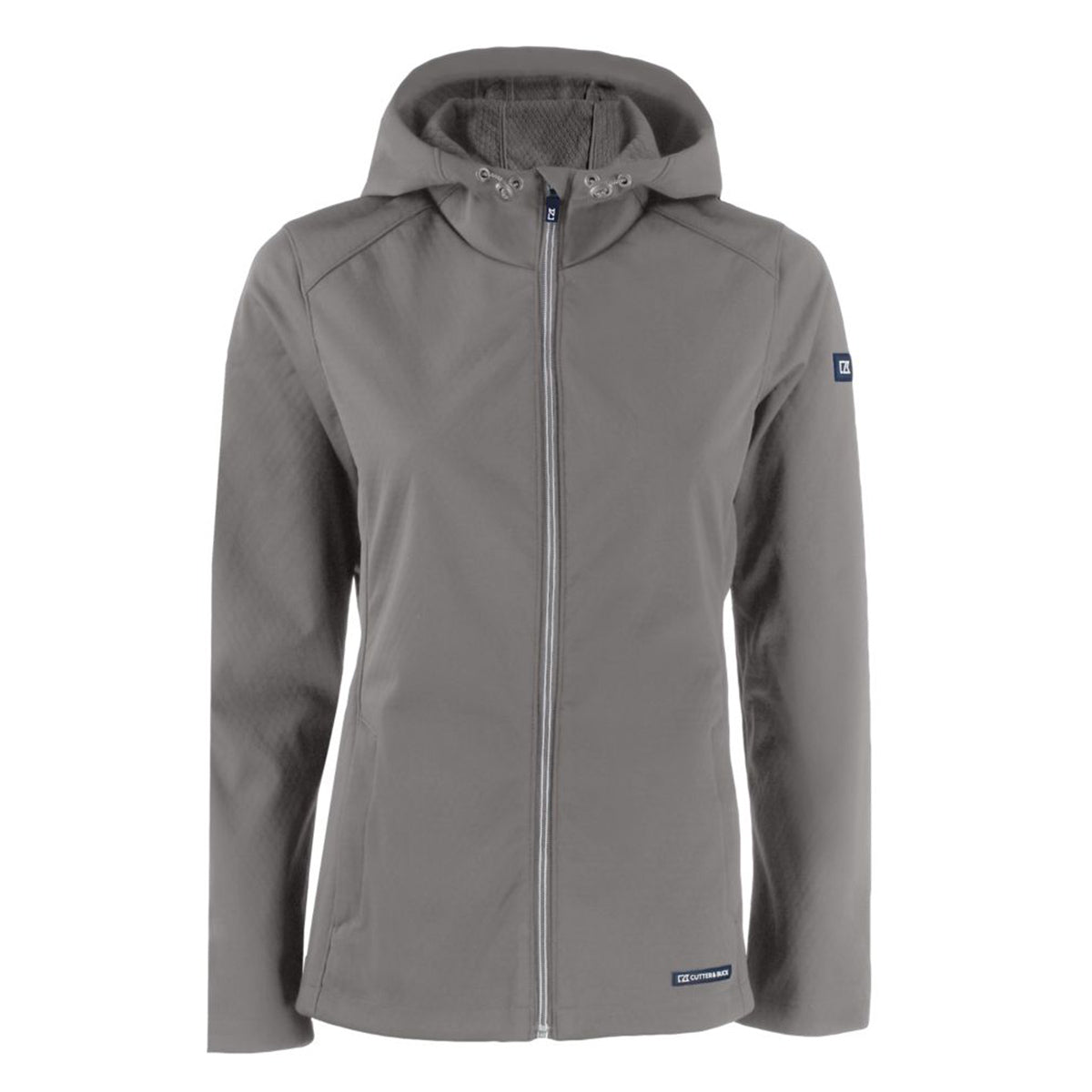 Cutter & Buck Women's Evoke Recycled Honeycomb Fleece Full-Zip Hooded Jacket