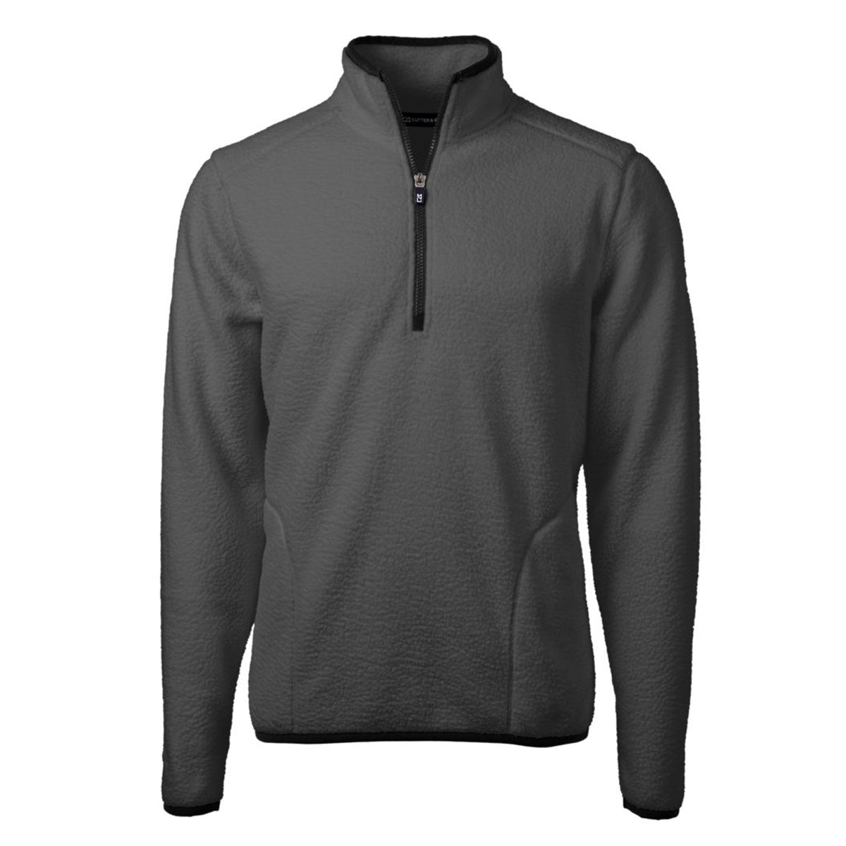 Cutter & Buck Men's  Cascade Epic Comfort Recycled Sherpa Fleece Quarter-Zip Jacket