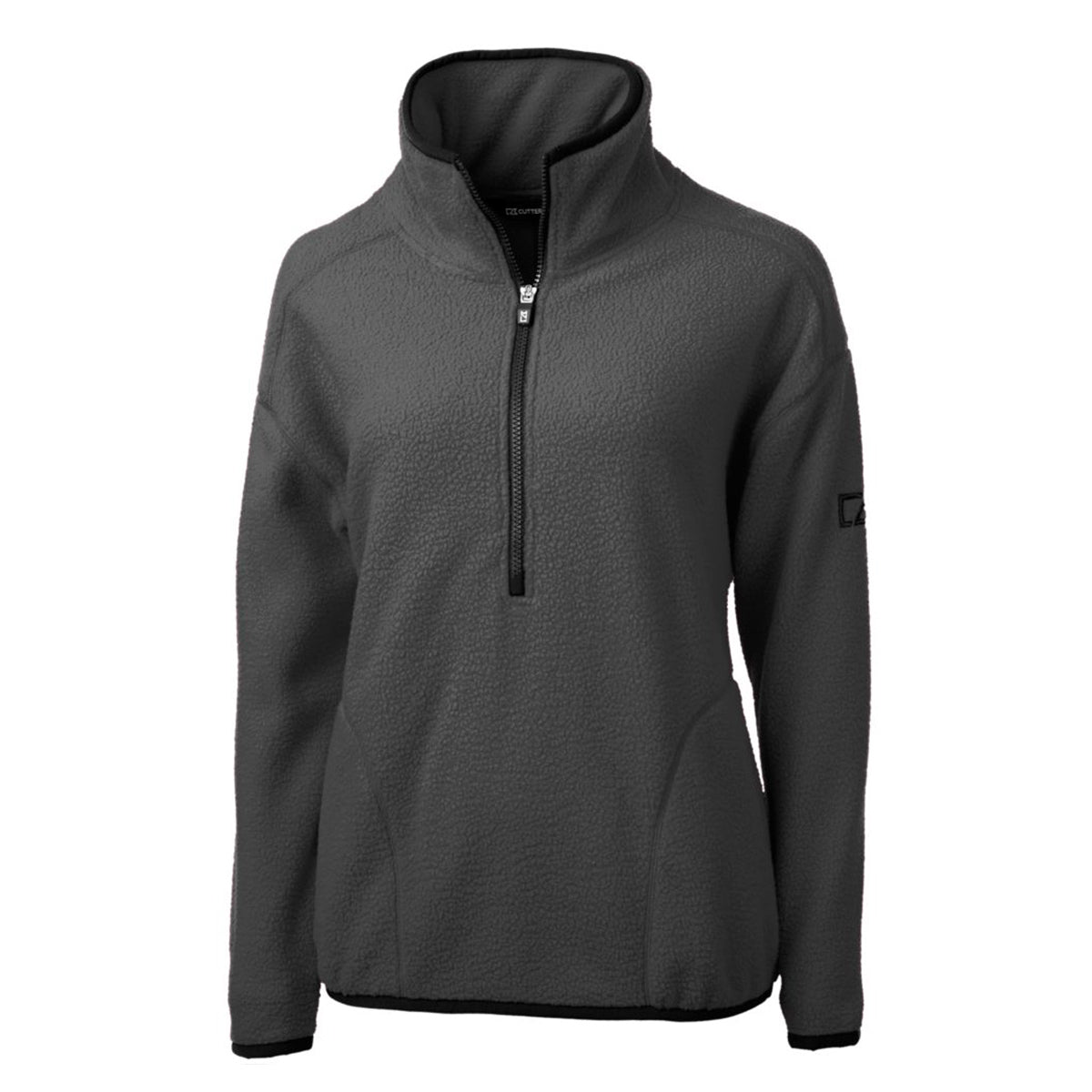 Cutter & Buck Women's Cascade Epic Comfort Recycled Sherpa Fleece Quarter-Zip Jacket
