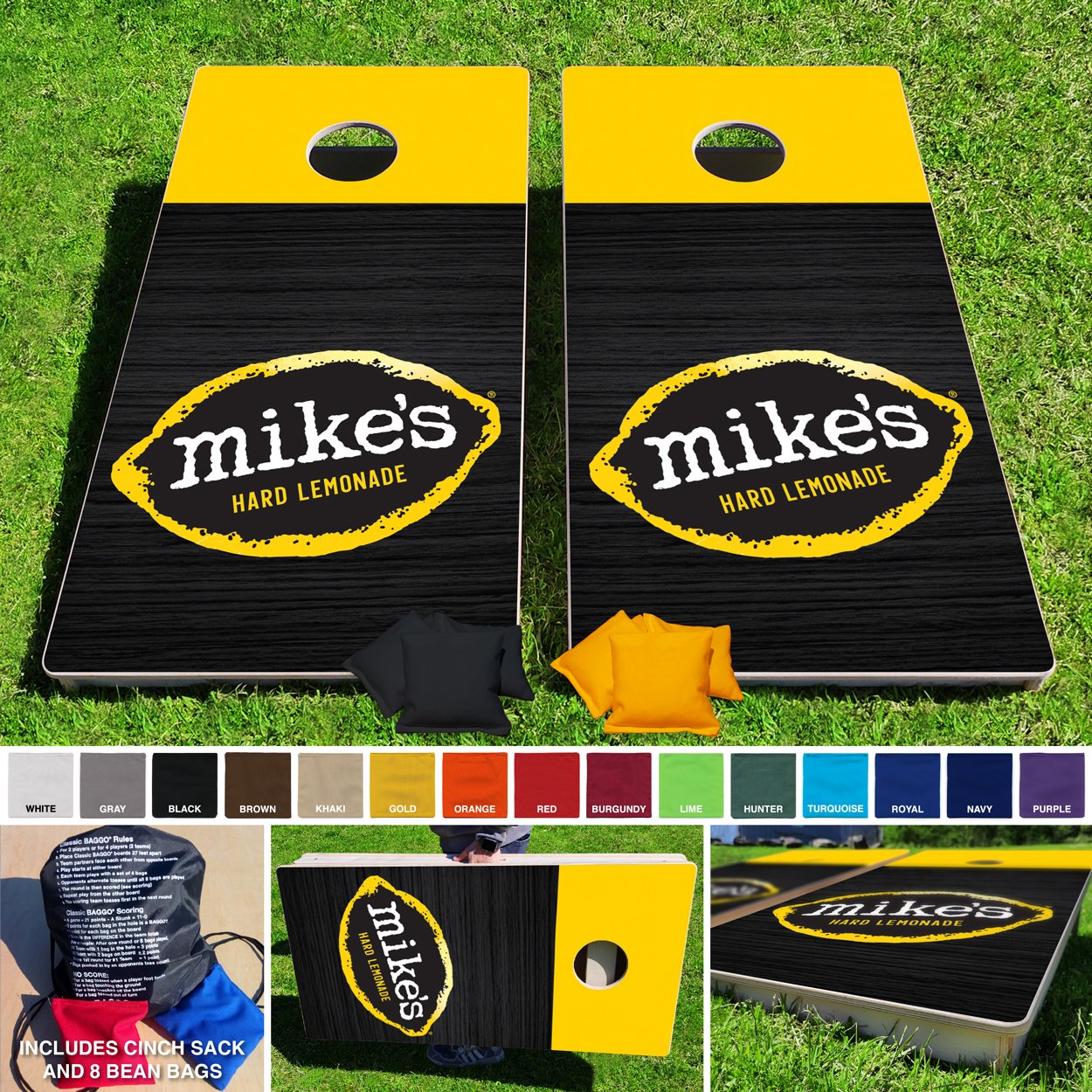 Pro Style 2'x 4' Cornhole Game