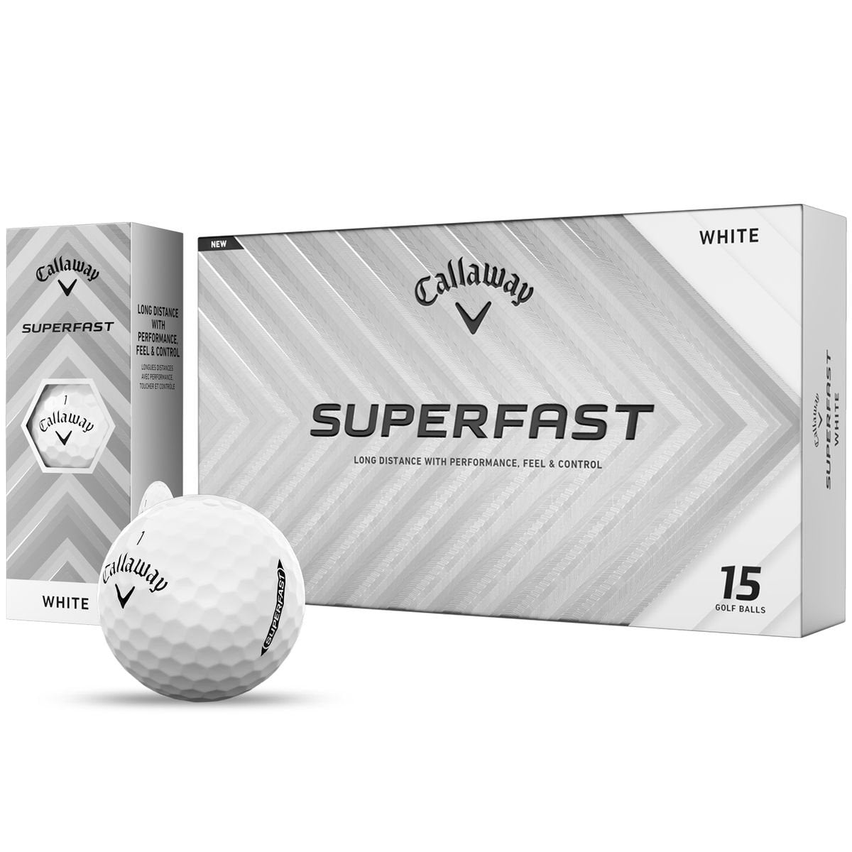 Callaway Super Fast Golf Balls - 15 Ball Pack