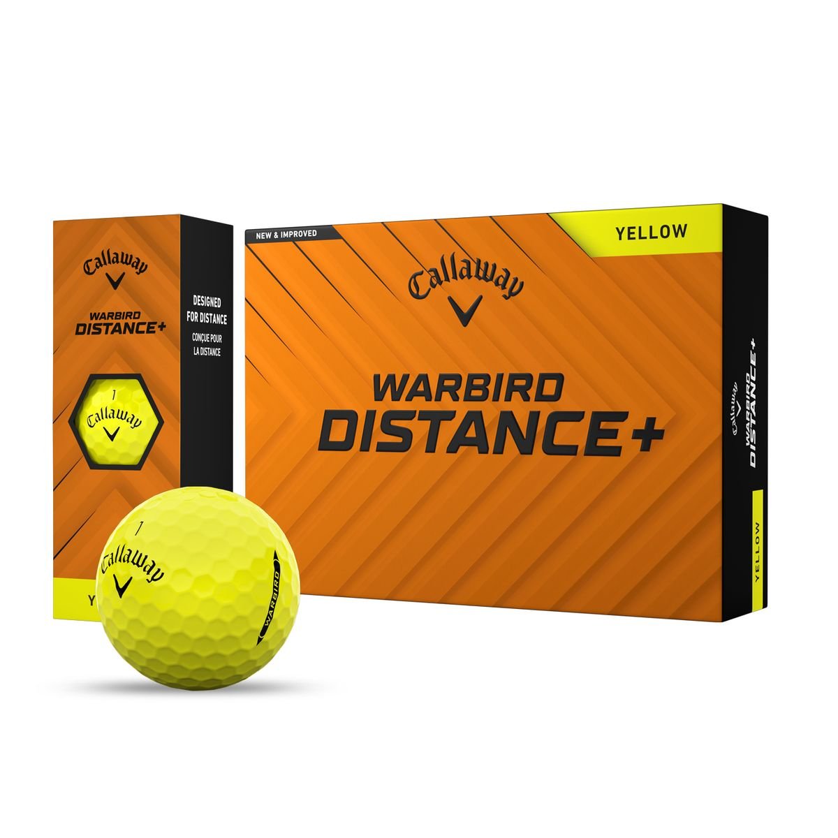 Callaway Warbird ゴルフボール イエロー 6個セット Callaway Warbird Yellow Golf Balls – Ball Pro