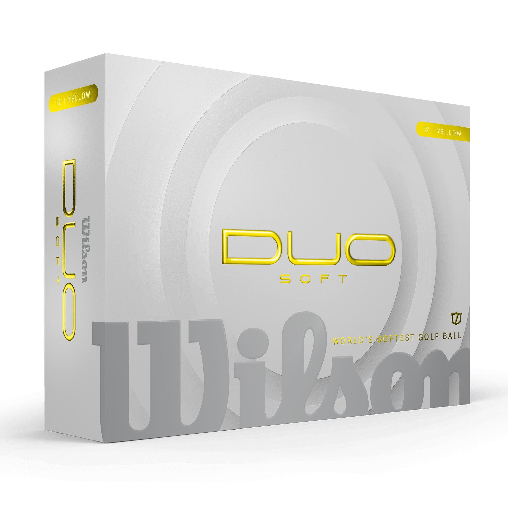 Wilson Duo Soft Yellow Golf Balls