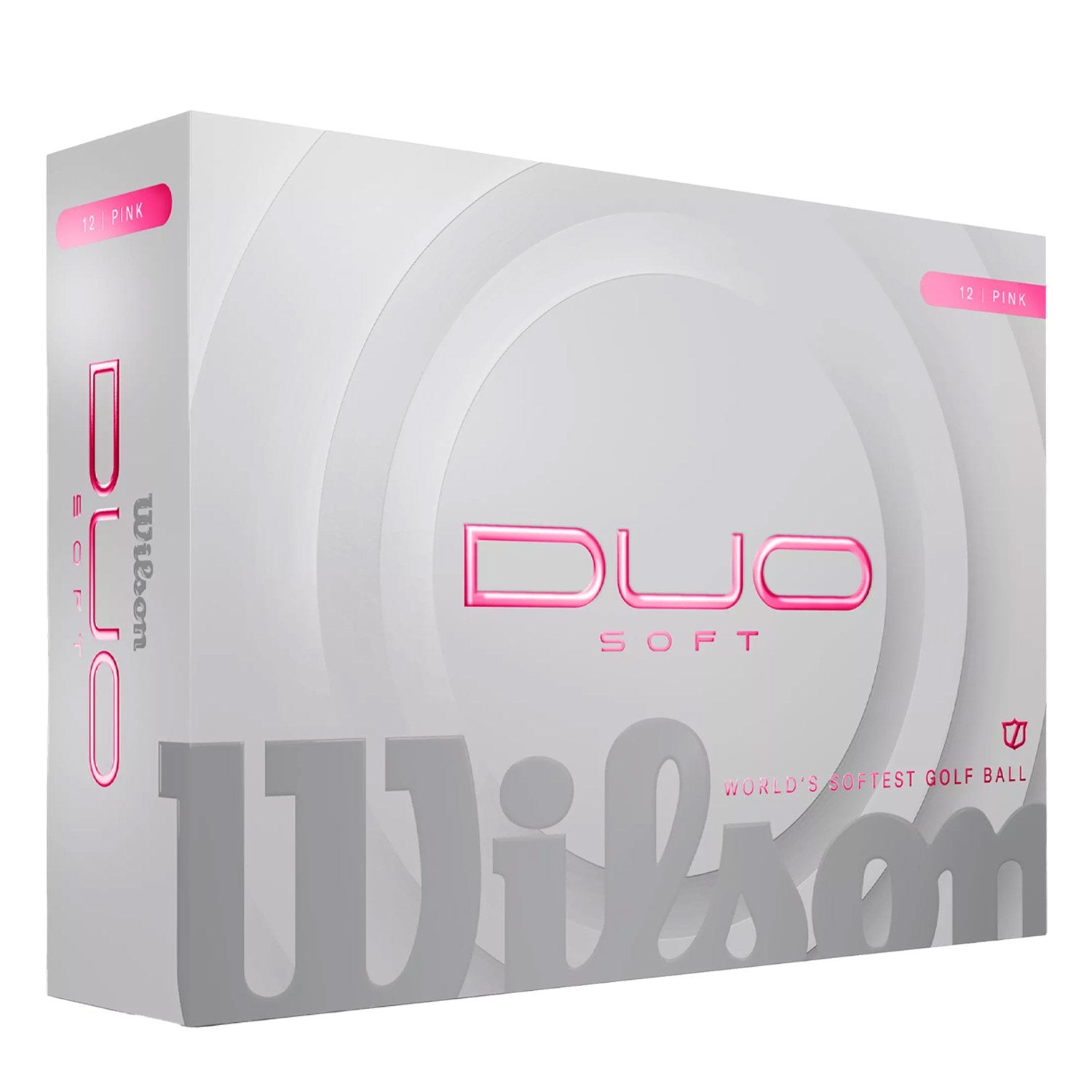 Wilson Duo Soft Pink Golf Balls