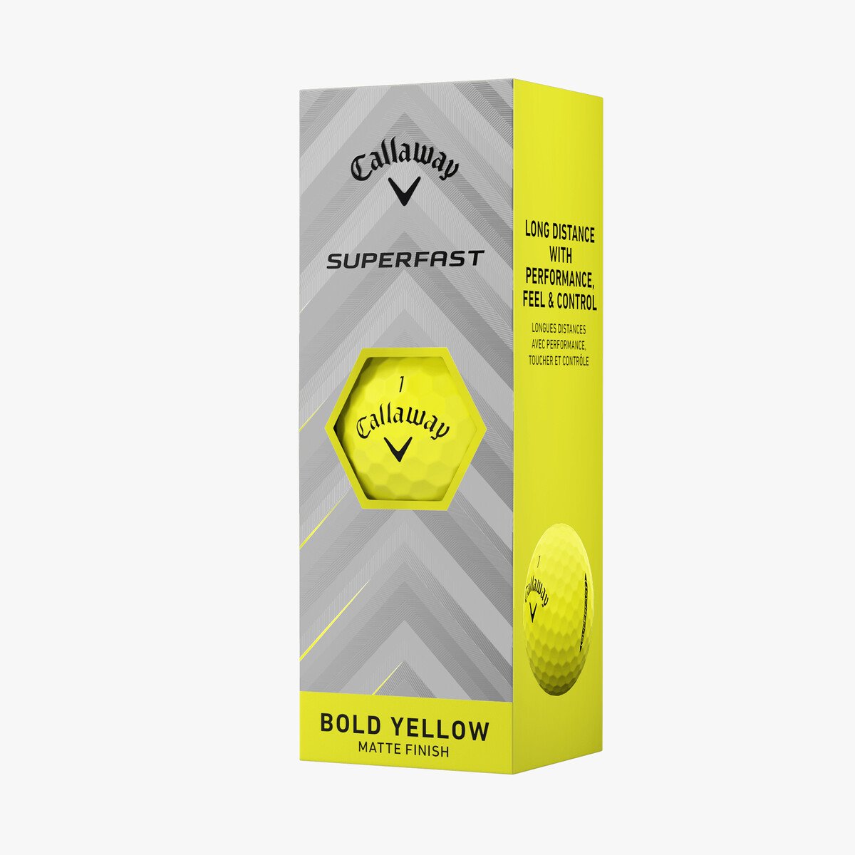 Callaway Superfast Bold Yellow Golf Balls