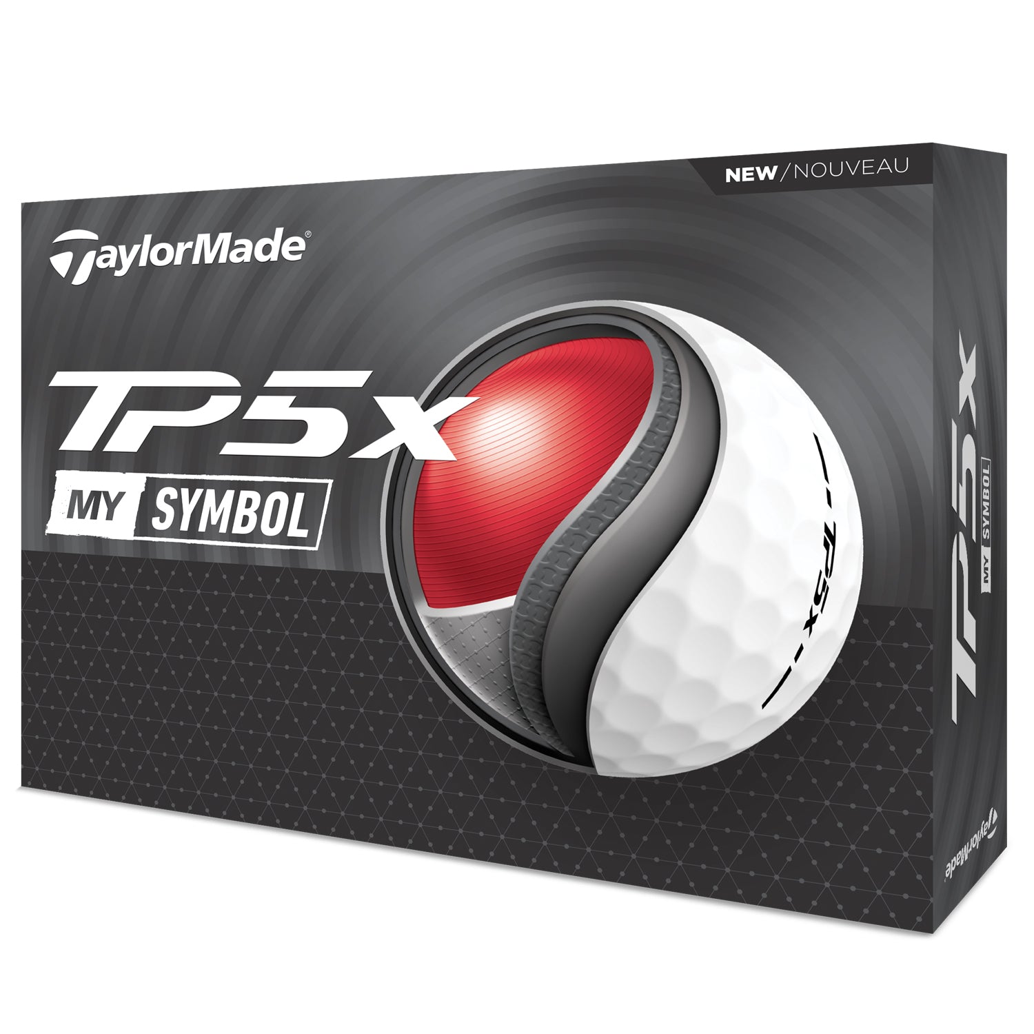 TaylorMade TP5x MySymbol Golf Balls