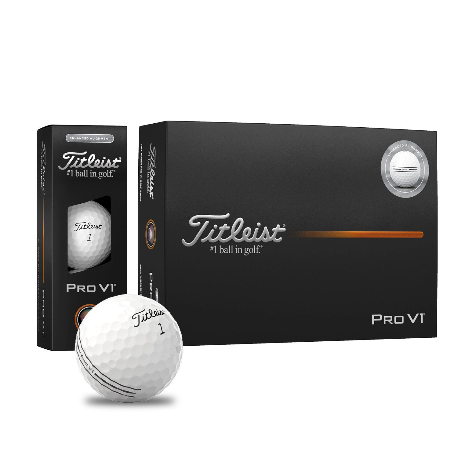 Titleist Pro V1 Enhanced Alignment Golf Balls