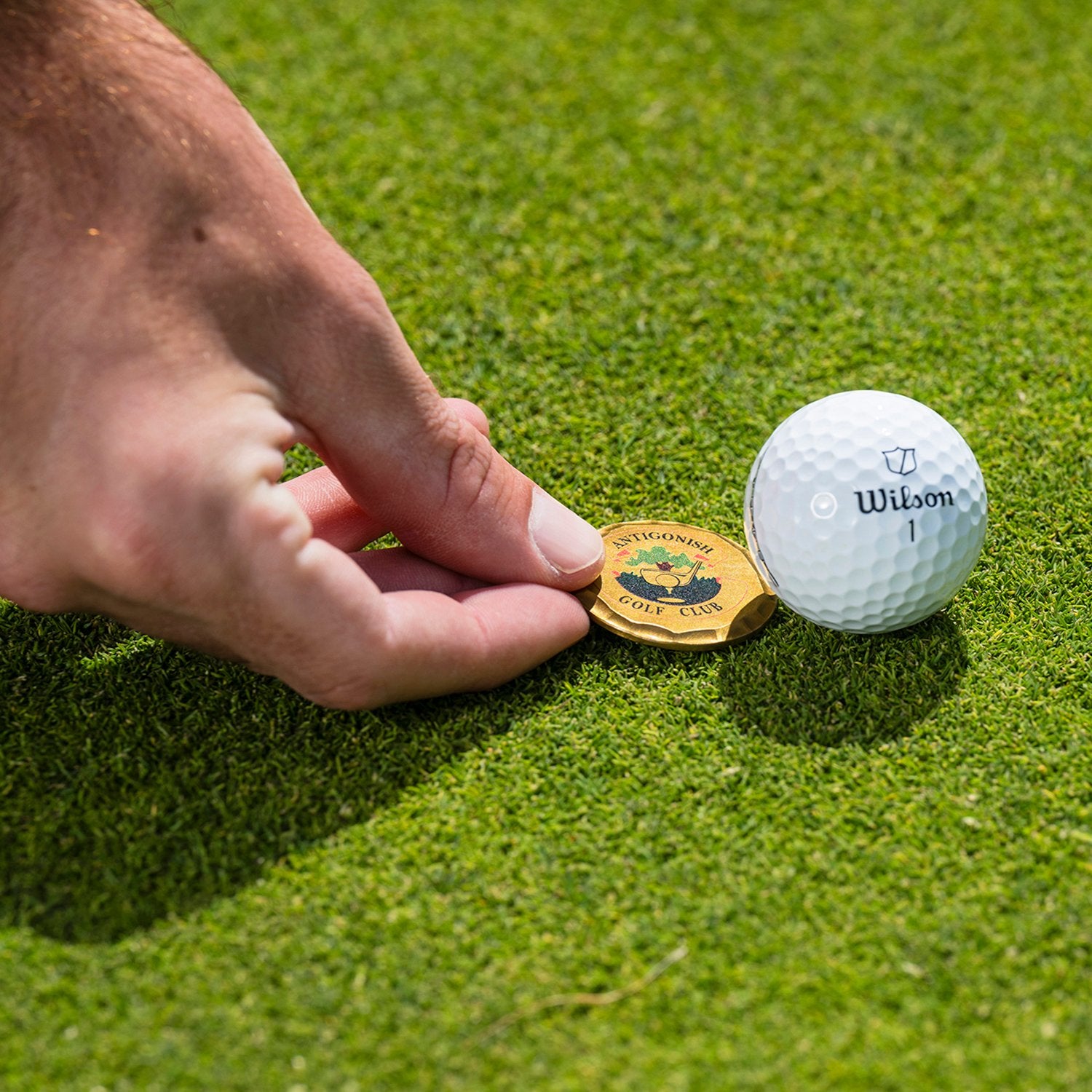 Hammered Metal Ball Markers