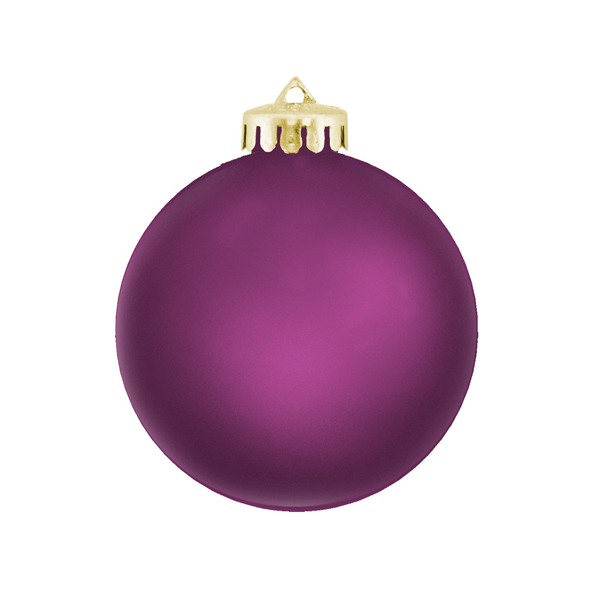3¼" Satin Finish Round Shatterproof Ornament