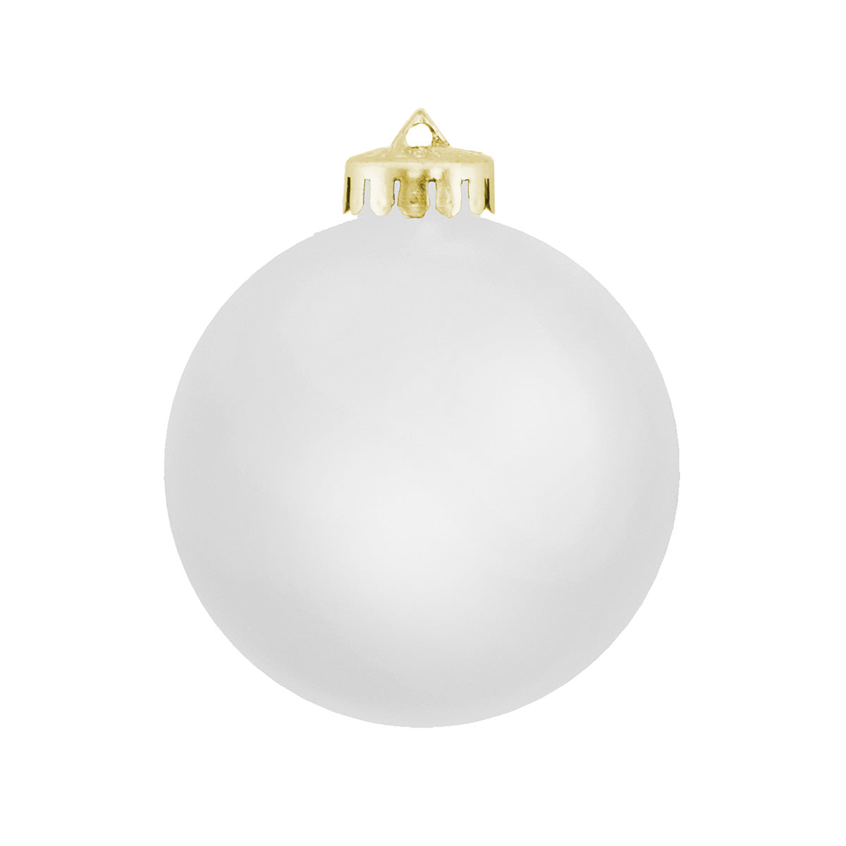 3¼" Satin Finish Round Shatterproof Ornament