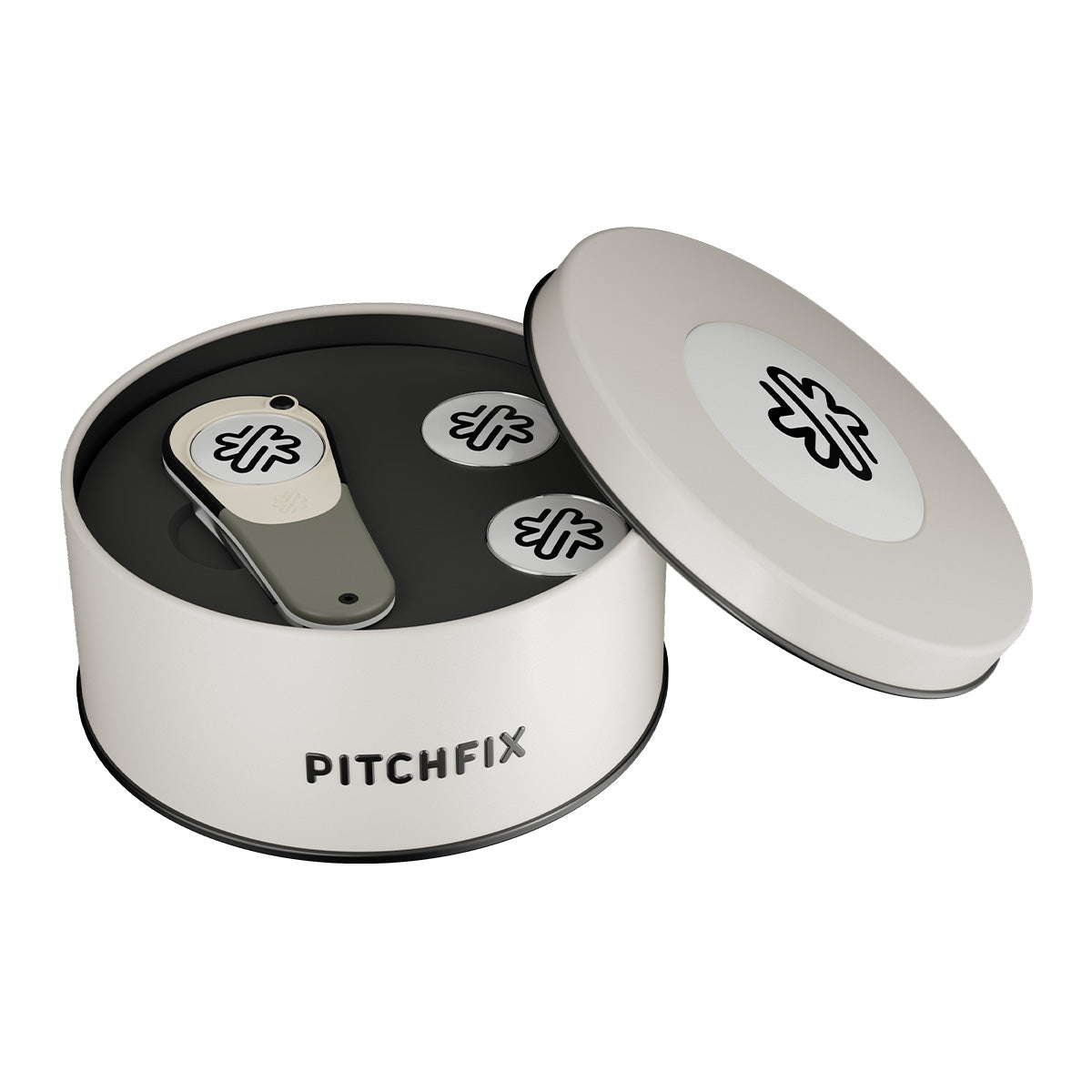 Pitchfix XL Divot Tool in Round Tin