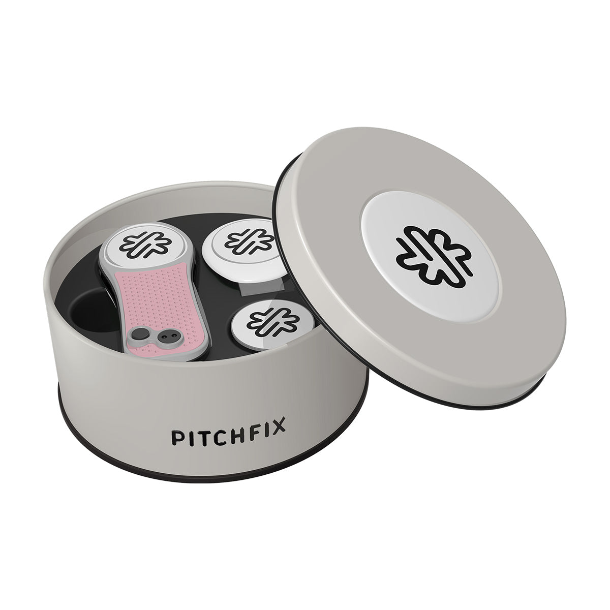 Pitchfix Hybrid Divot Tool in Round Tin