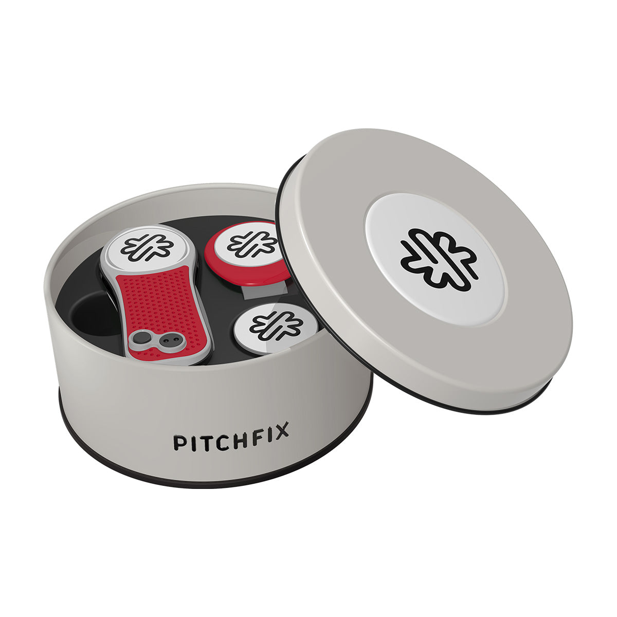 Pitchfix Hybrid Divot Tool in Round Tin