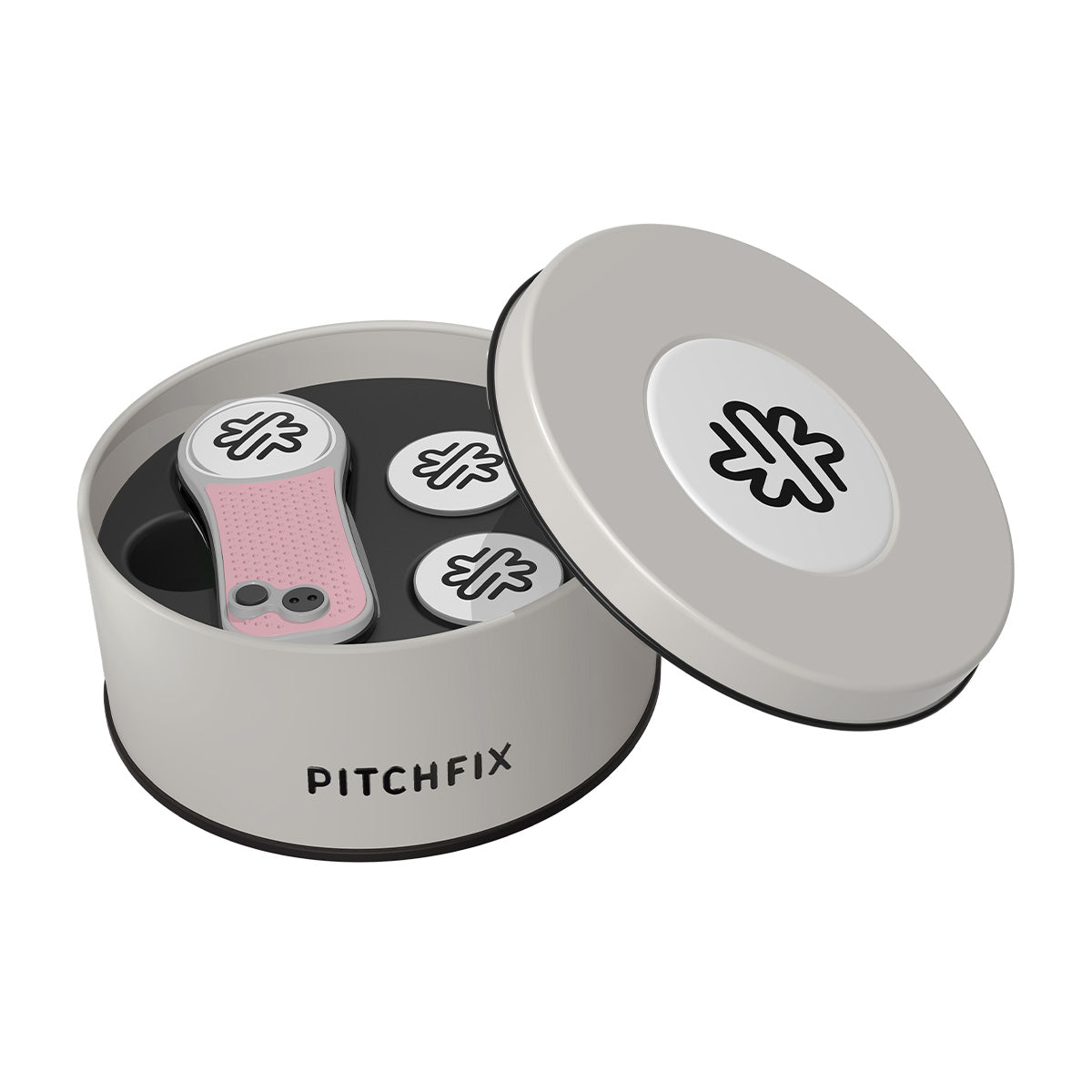 Pitchfix Hybrid Divot Tool in Round Tin