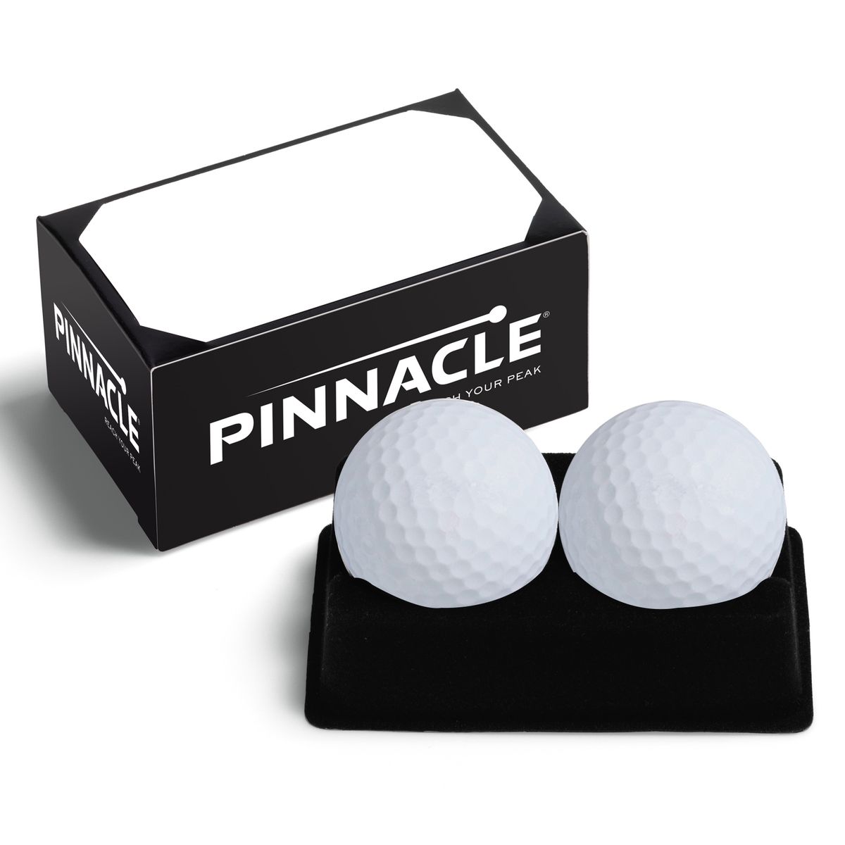 Pinnacle Distance 2-Ball Business Card Box