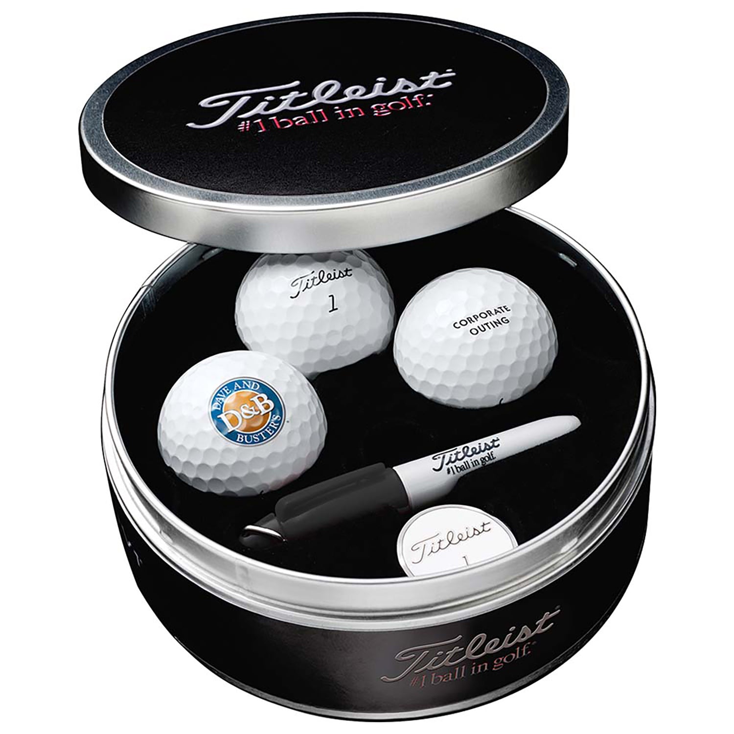 Titleist Pro V1 Golf Balls Tin