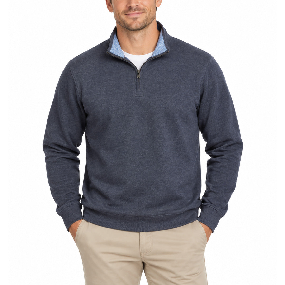 tasc Men's Crest Jacquard Quarter Zip