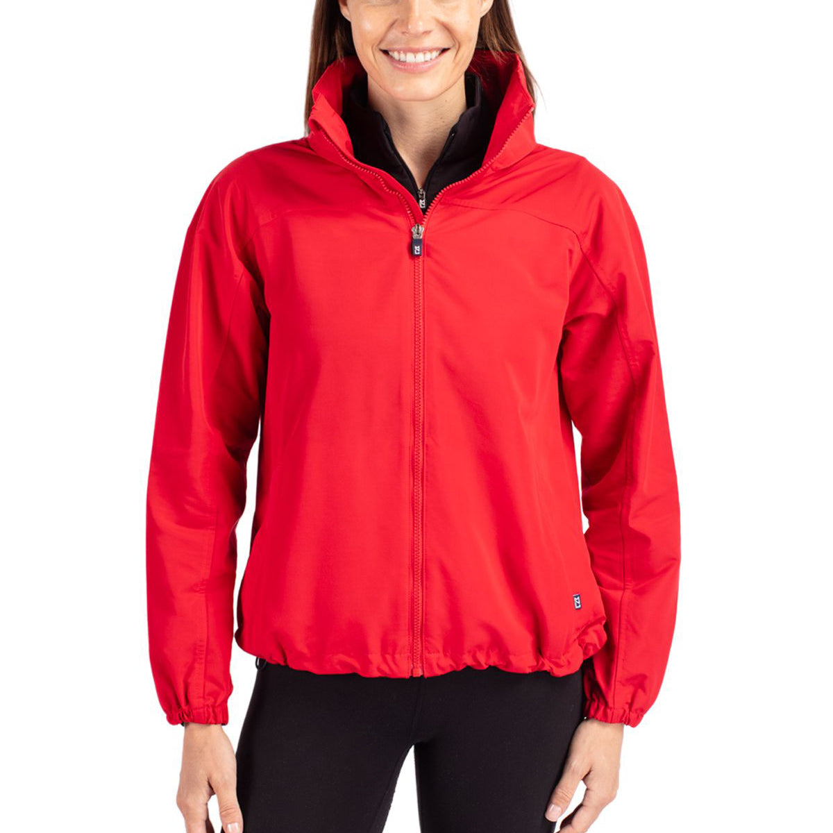 Cutter & Buck Women's Charter Recycled Packable Full Zip Jacket
