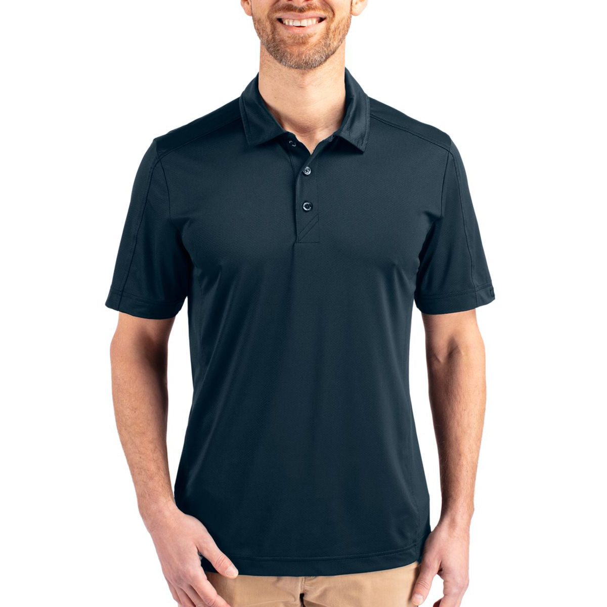 Cutter & Buck Men's Prospect Recycled Featherlight Stretch Polo