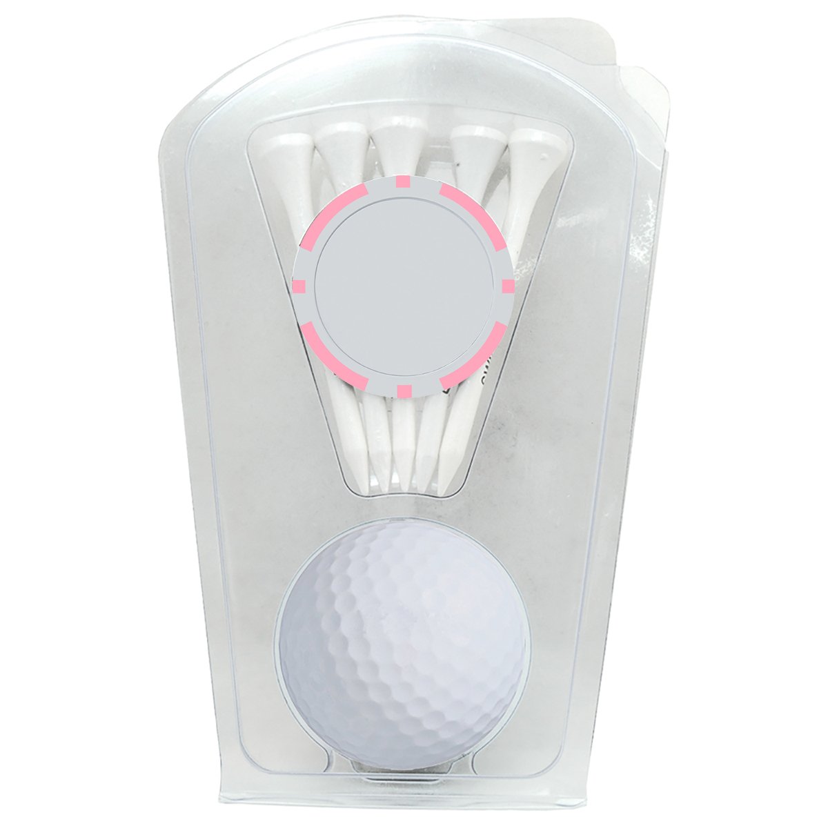 1-Ball Clamshell with Tees and Poker Chip