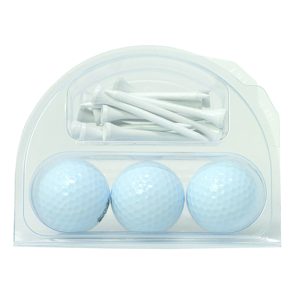 3-Ball Clamshell with Tees