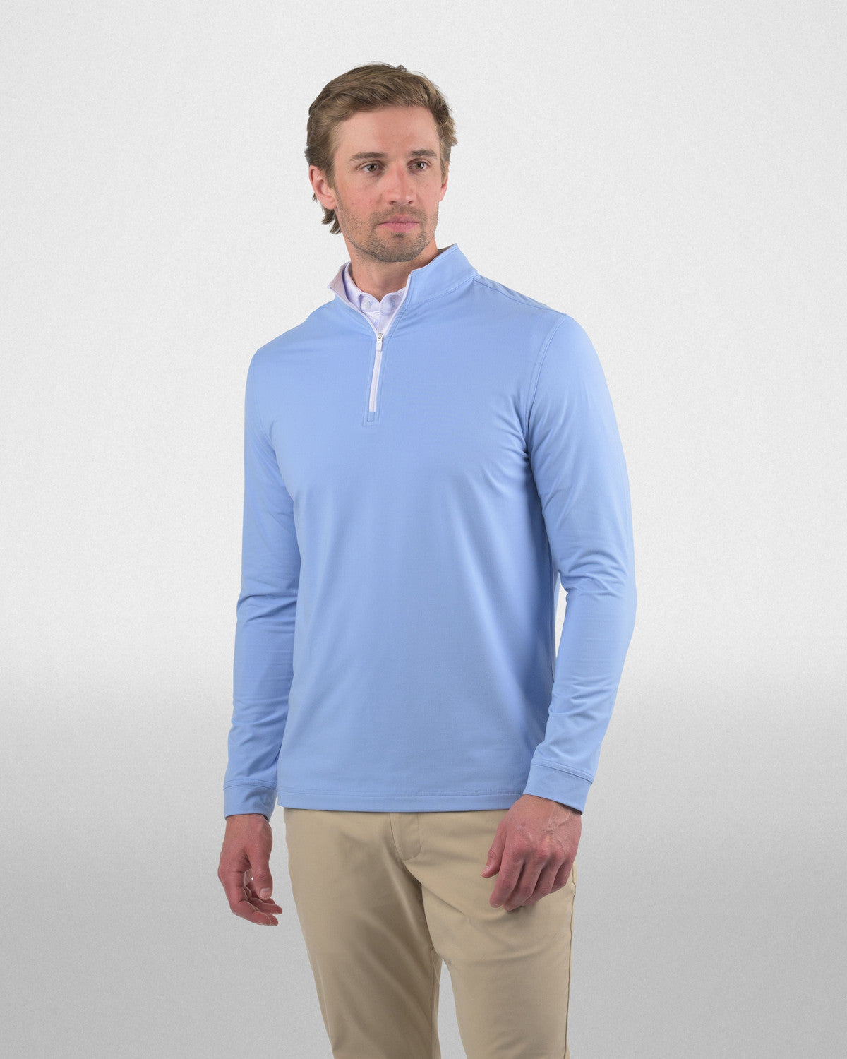 Good Good Men's Birdie Blue Quarter-Zip