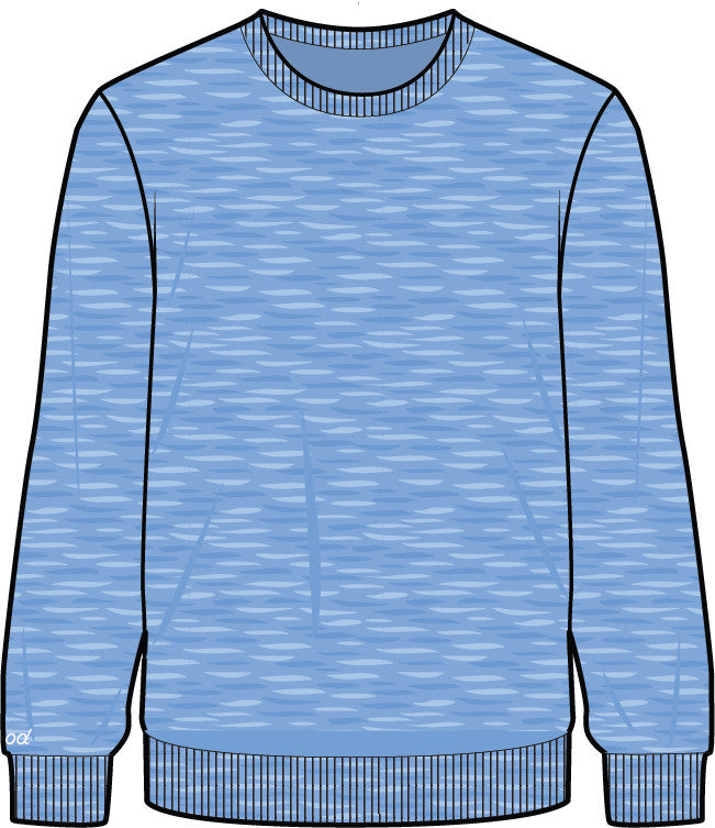 Good Good Men's Blueberry Crewneck Sweater