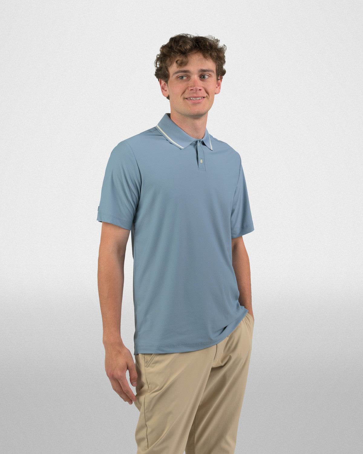 Good Good Men's Lakeside Textured Polo