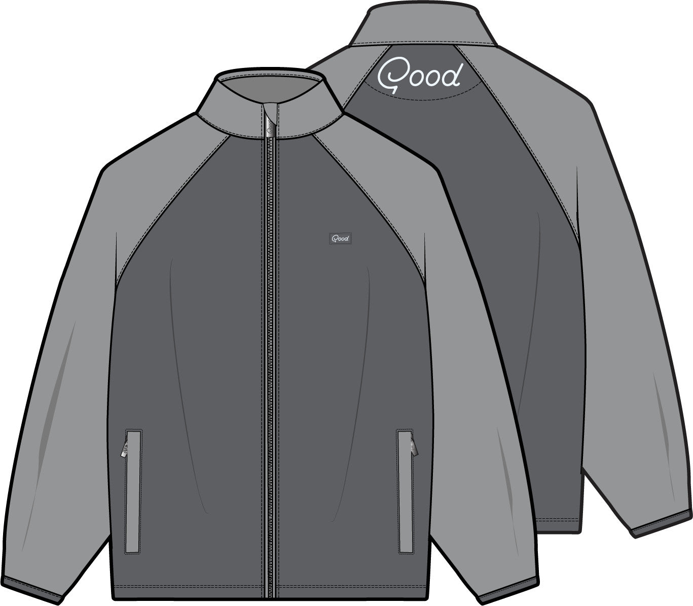 Good Good Men's Slice Full Zip Hybrid Jacket (Prebook 10-01)