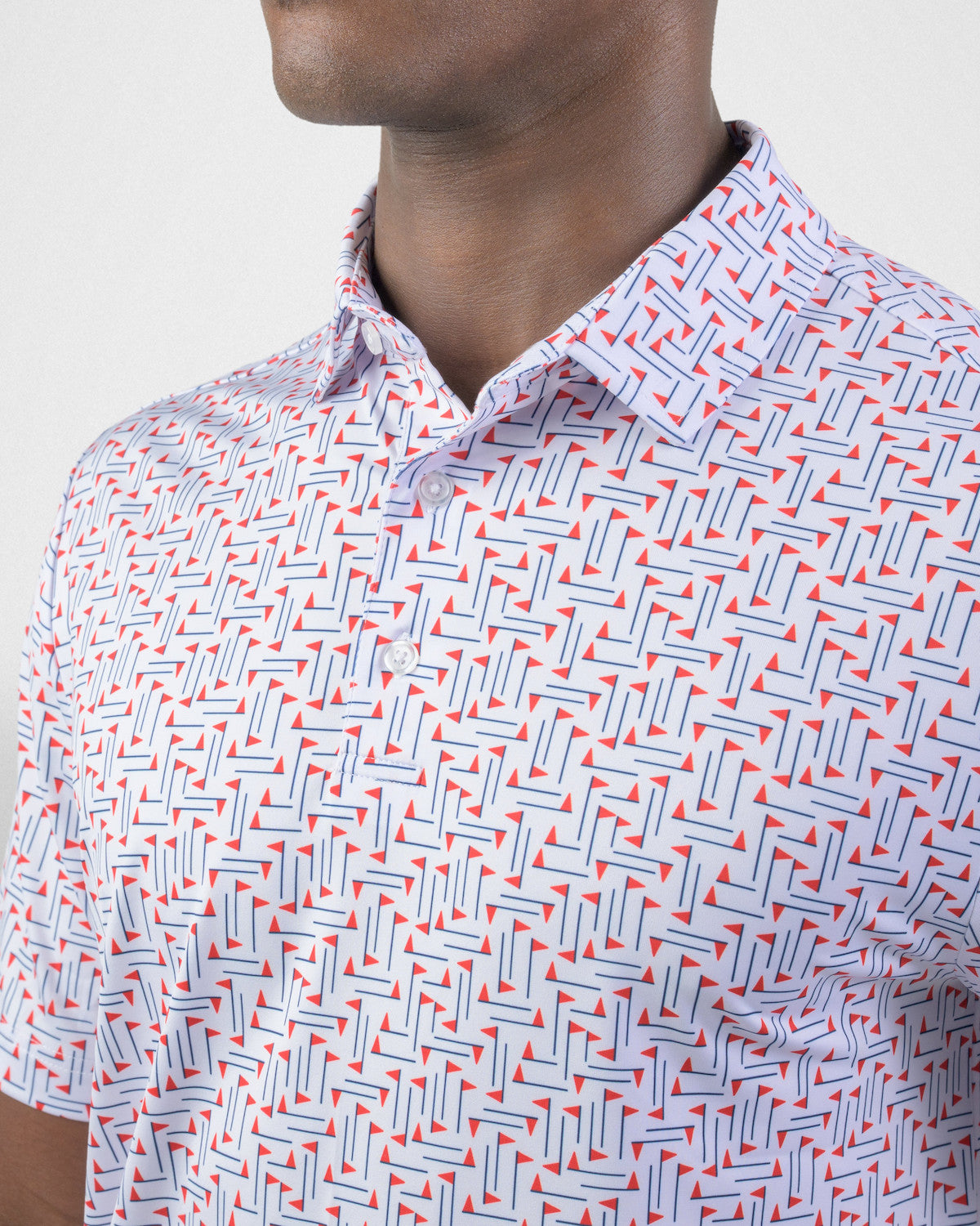 Good Good Men's Red Flag Polo