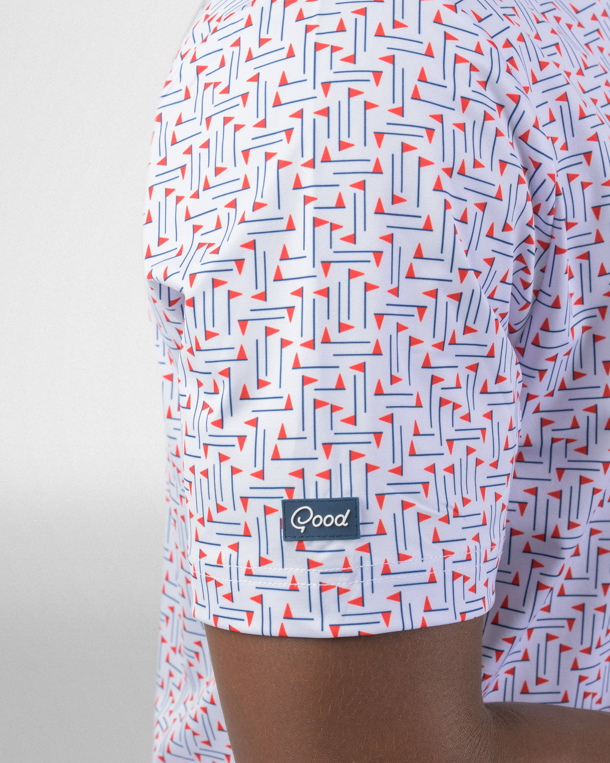 Good Good Men's Red Flag Polo