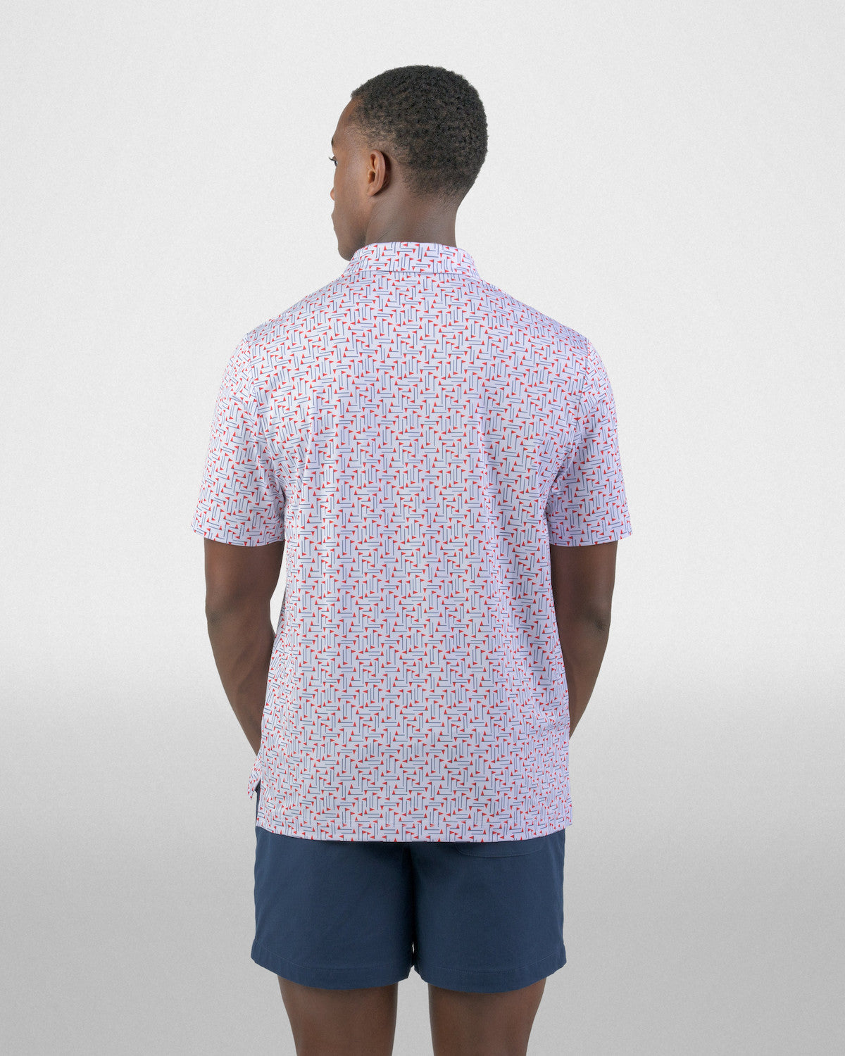 Good Good Men's Red Flag Polo