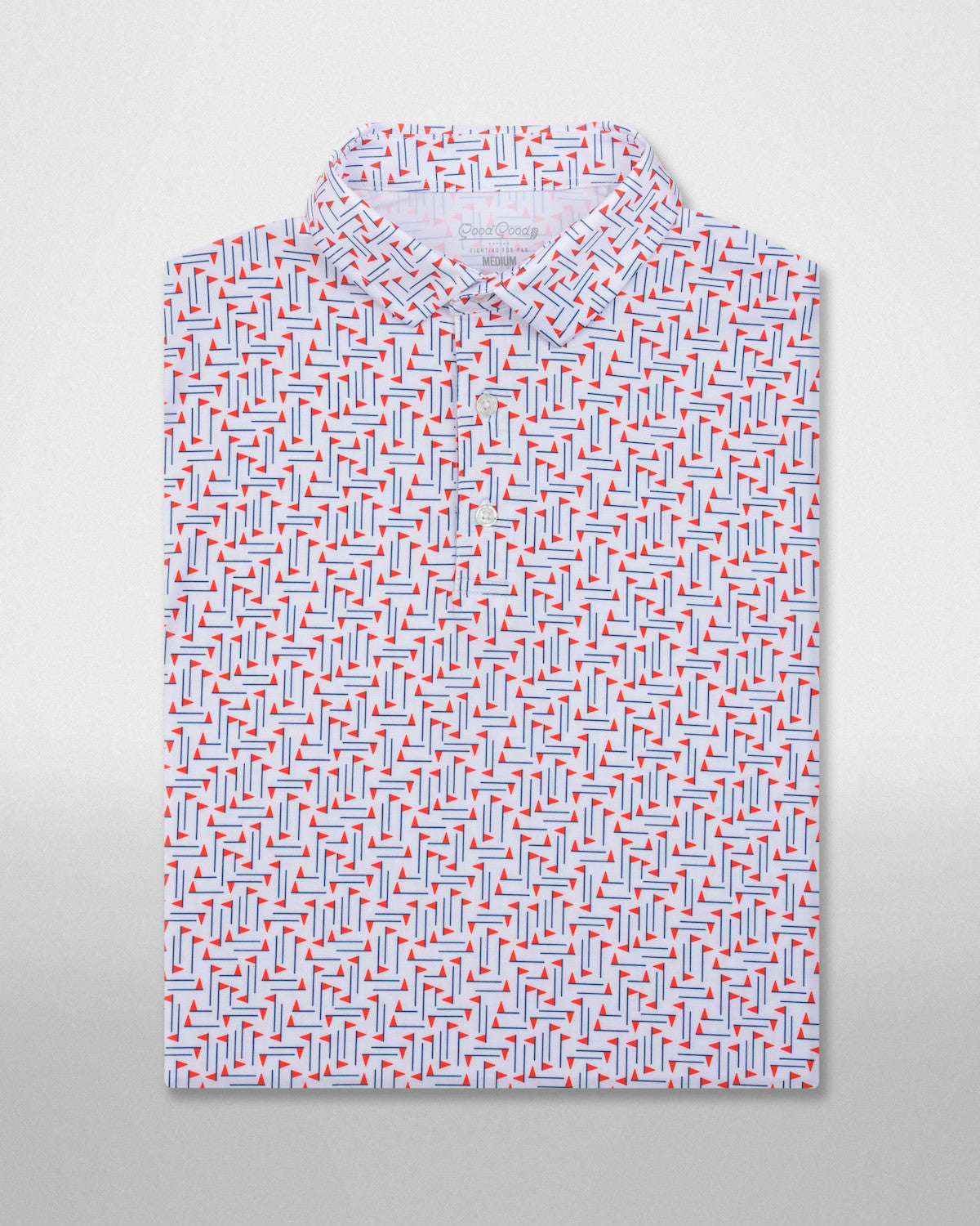 Good Good Men's Red Flag Polo